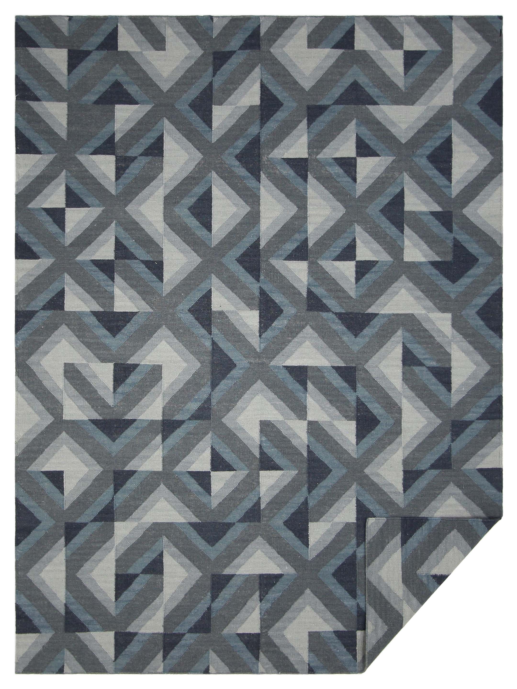 Meditarian Hand Knotted Blue - Image 6 of 6