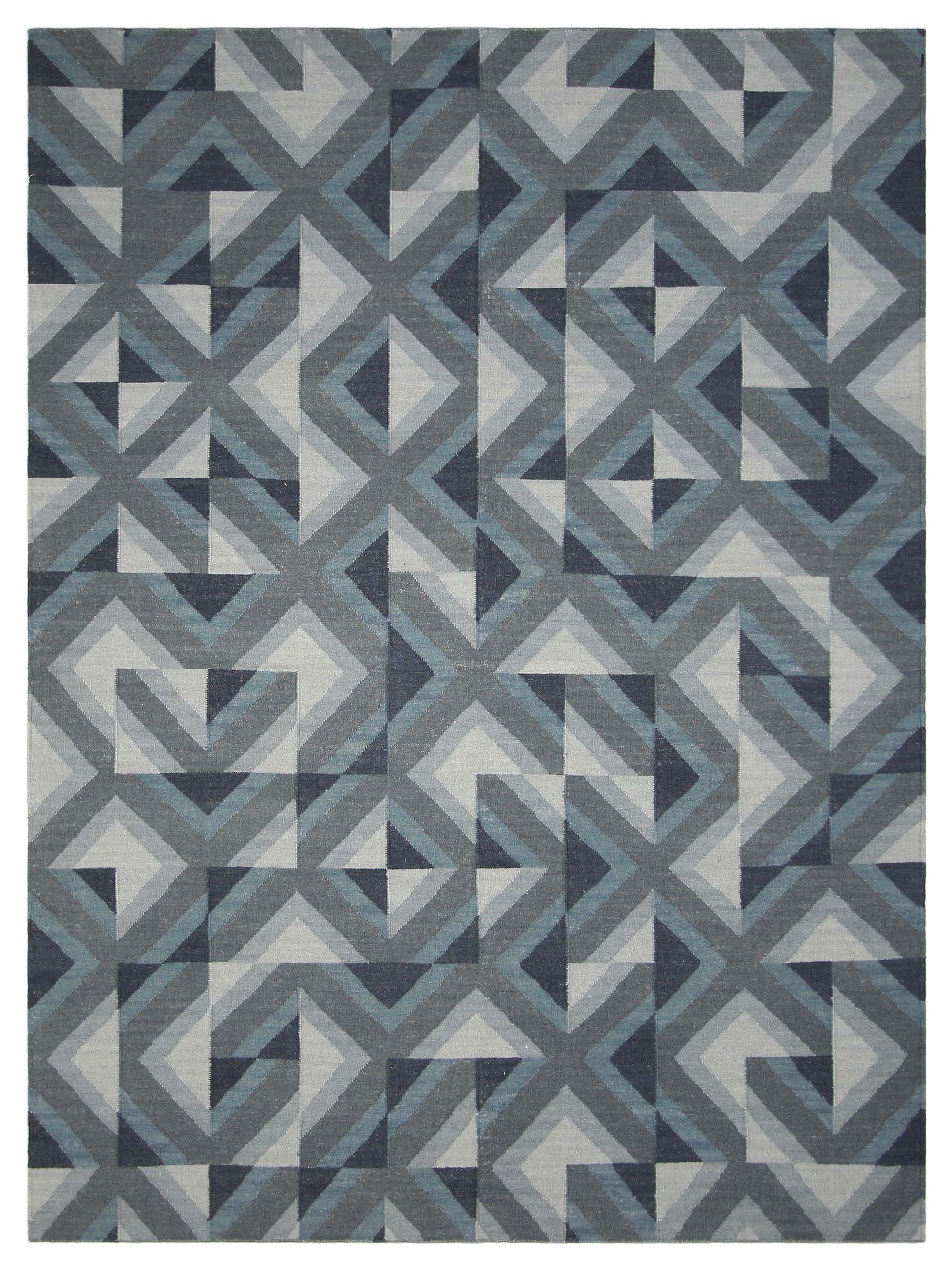 Meditarian Hand Knotted Blue