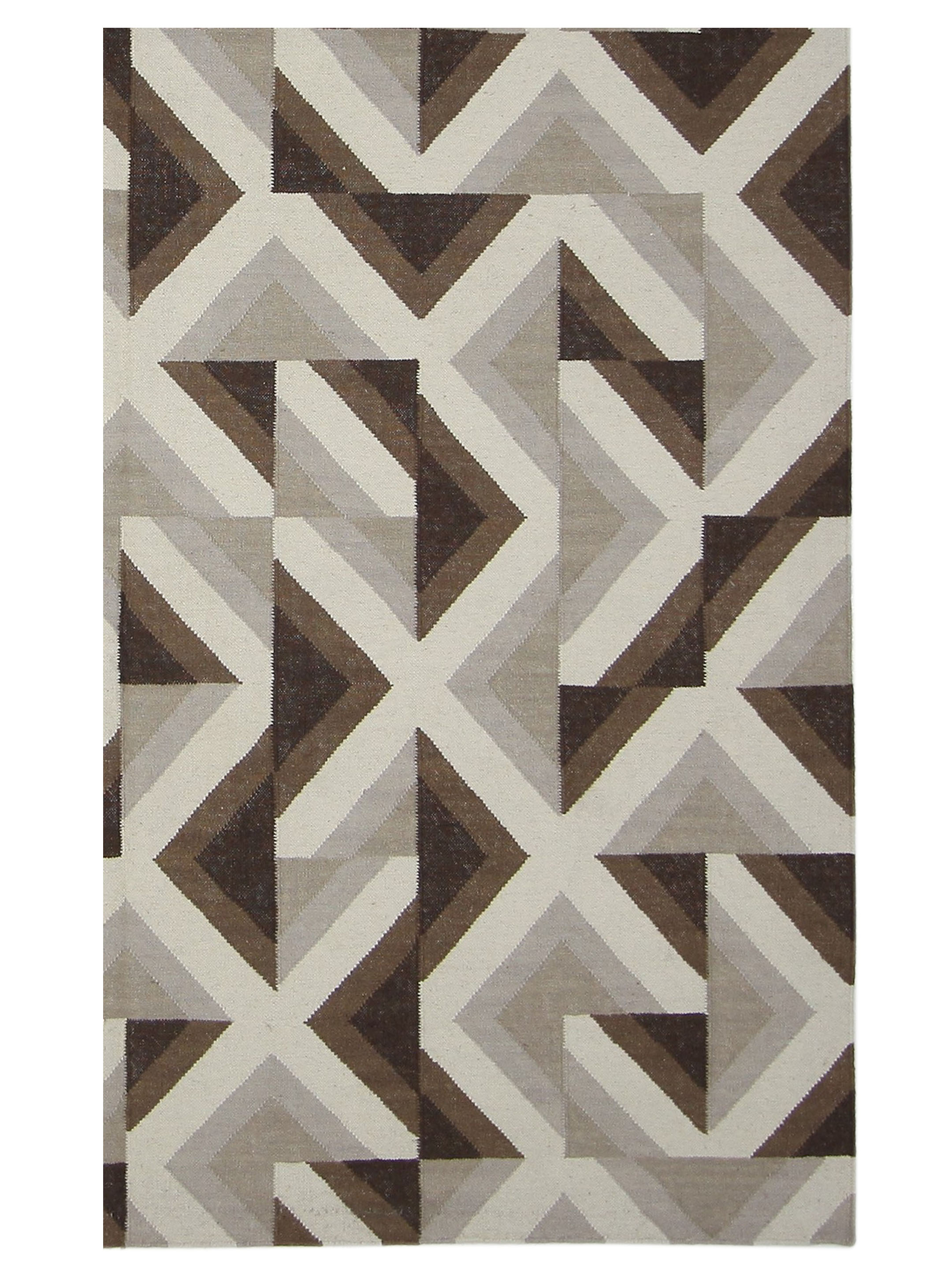 Meditarian Hand Knotted Ivory - Image 3 of 5
