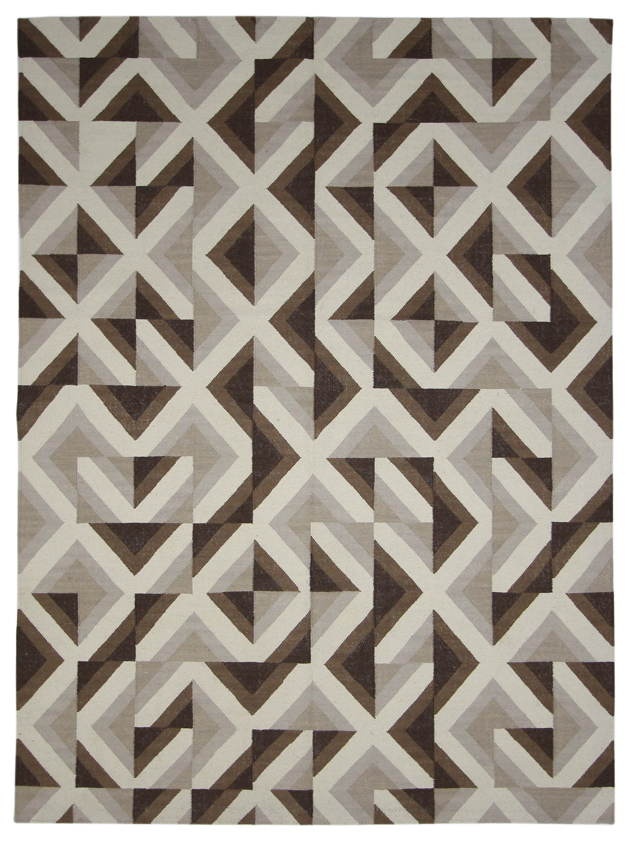 Meditarian Hand Knotted Ivory