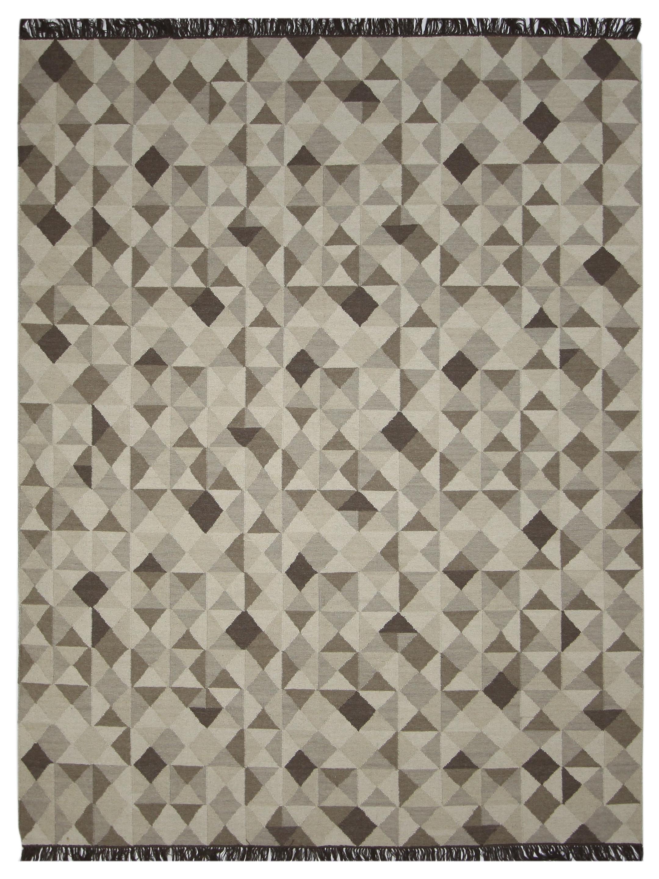 Meditarian Hand Knotted Ivory 8x10