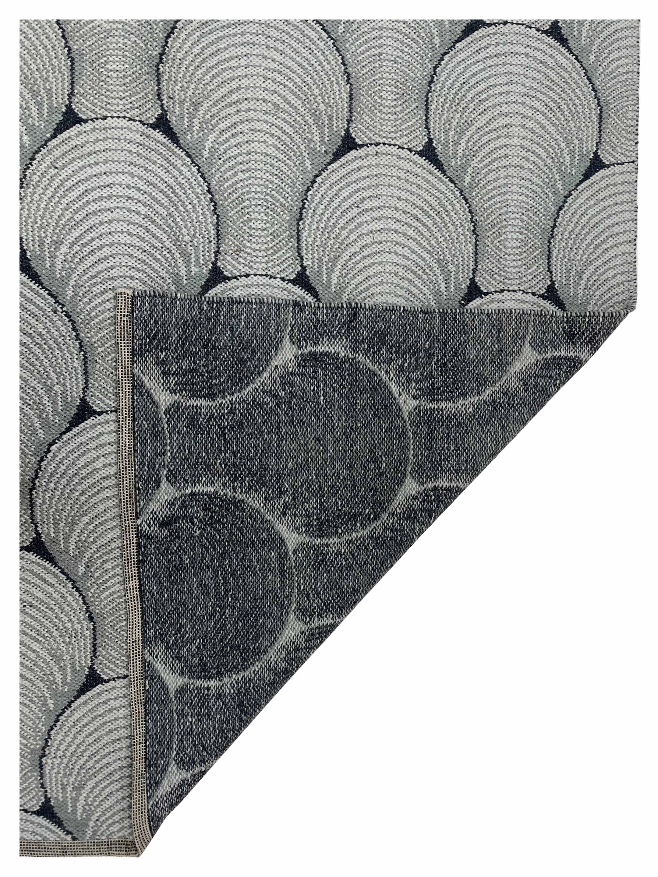 Meditarian Hand Knotted Lt.Grey 9x12 - Image 3 of 6
