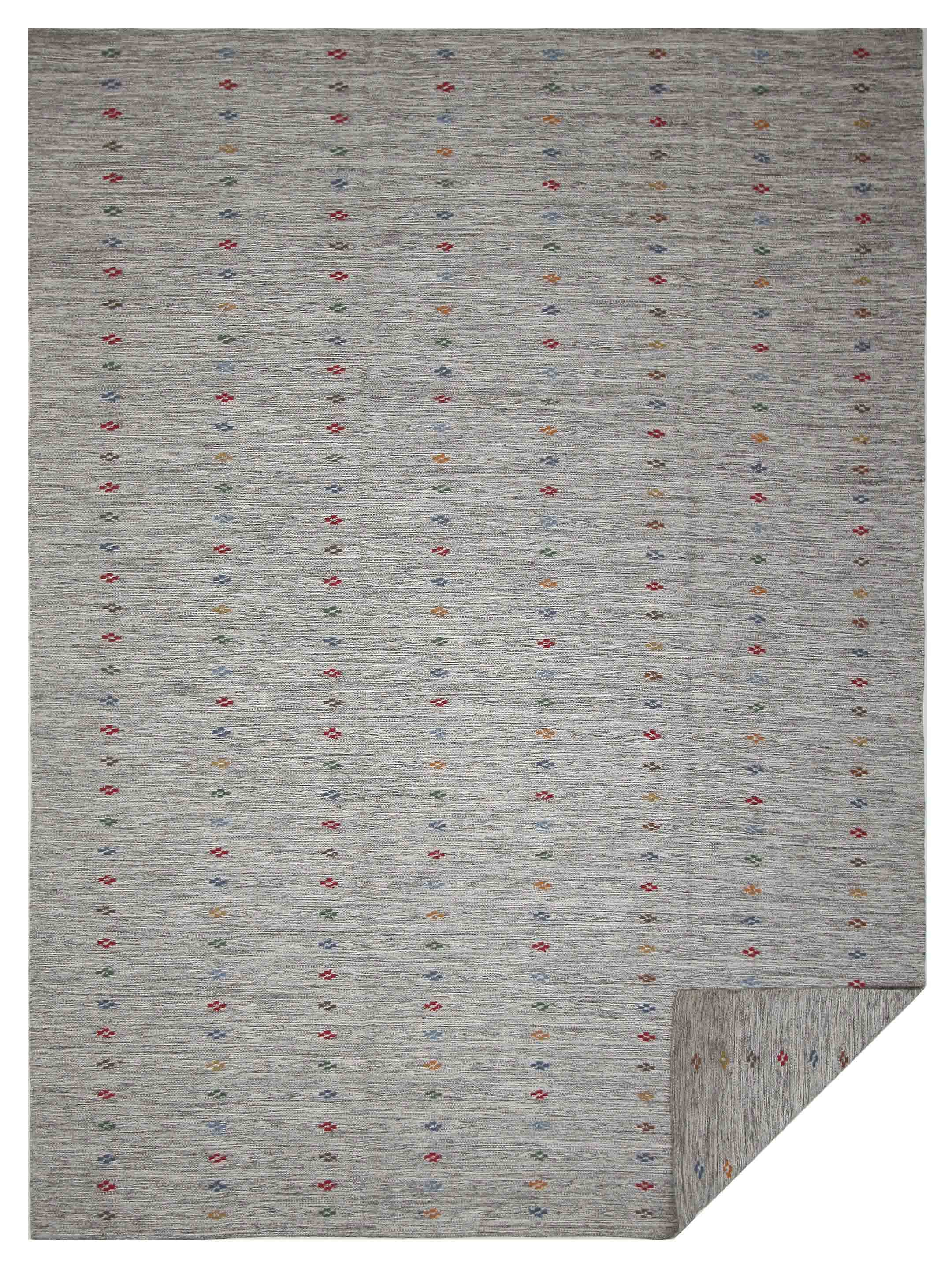 Meditarian Hand Knotted Grey 9x12 - Image 5 of 5