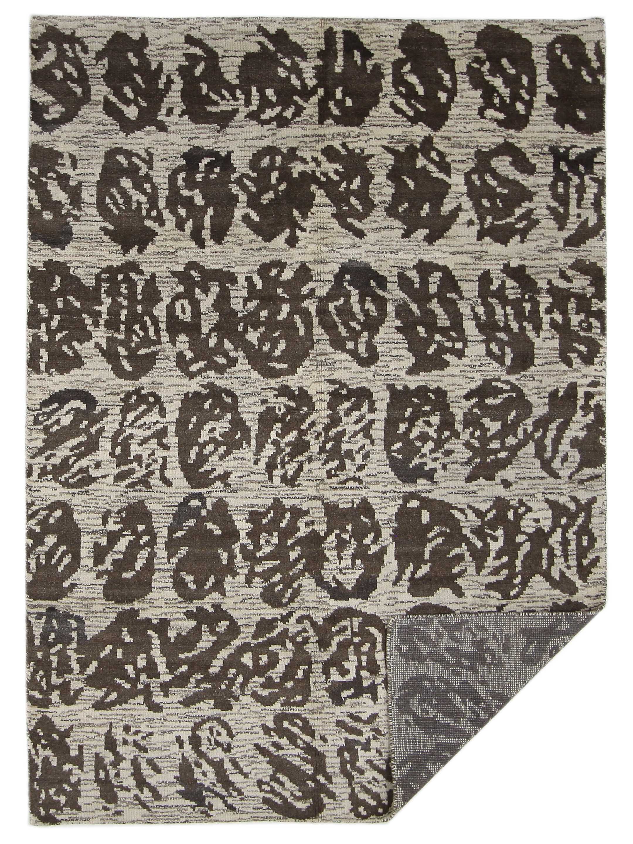 Moroccan I Hand Knotted Beige 6x9 - Image 6 of 6