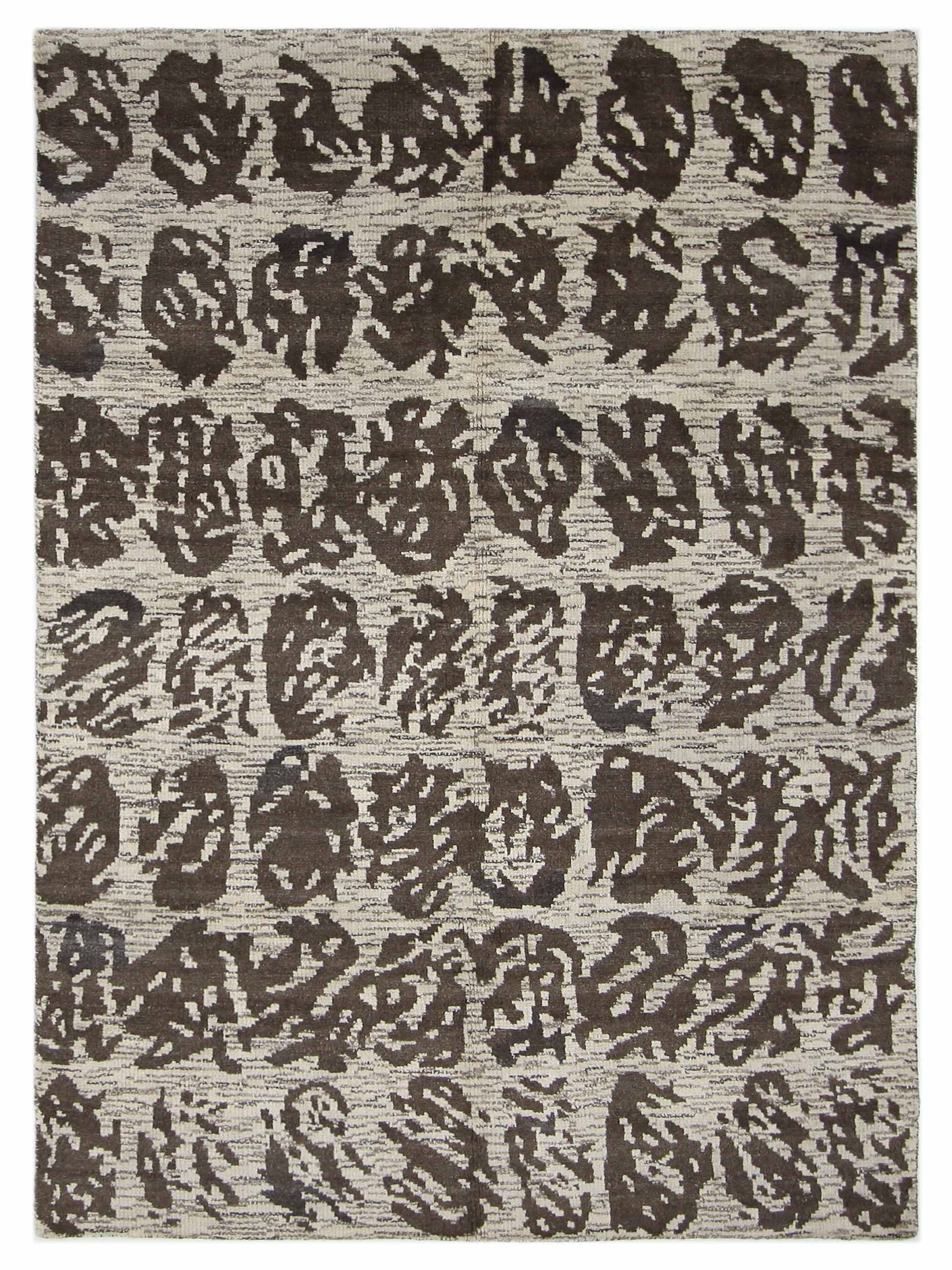 Moroccan I Hand Knotted Beige 6x9