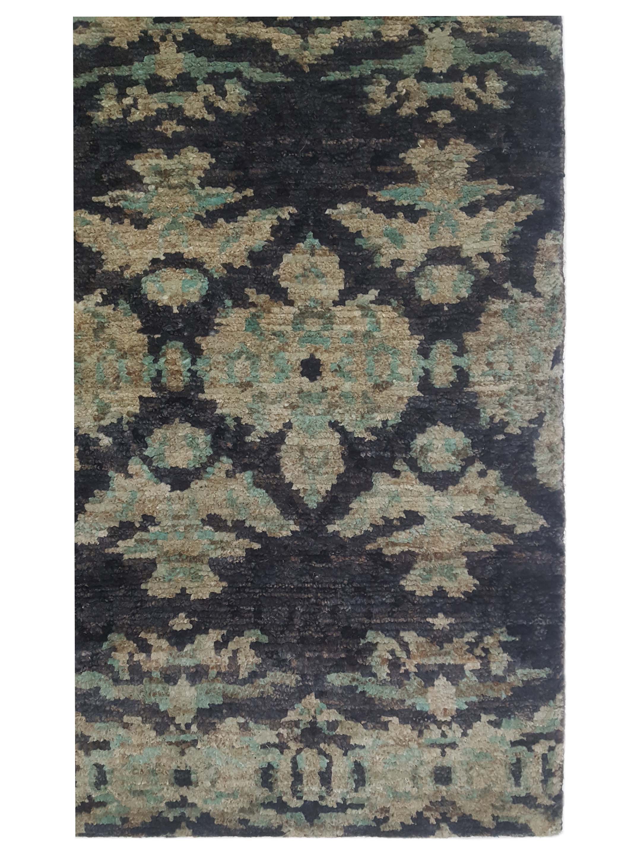 Moroccan I Hand Knotted Green 6x9 - Image 4 of 6