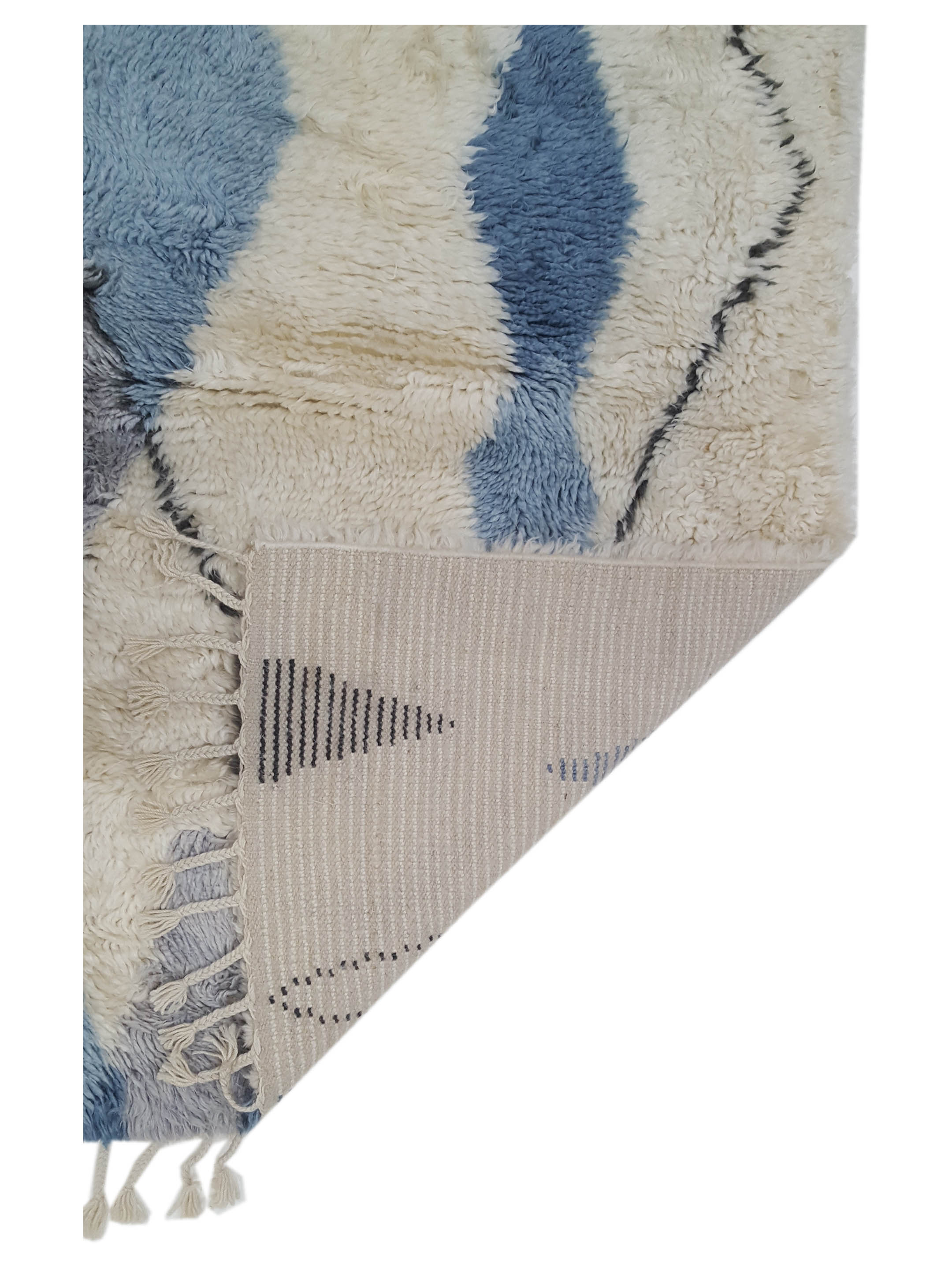 Moroccan I Hand Knotted Ivory 6x9 - Image 2 of 3
