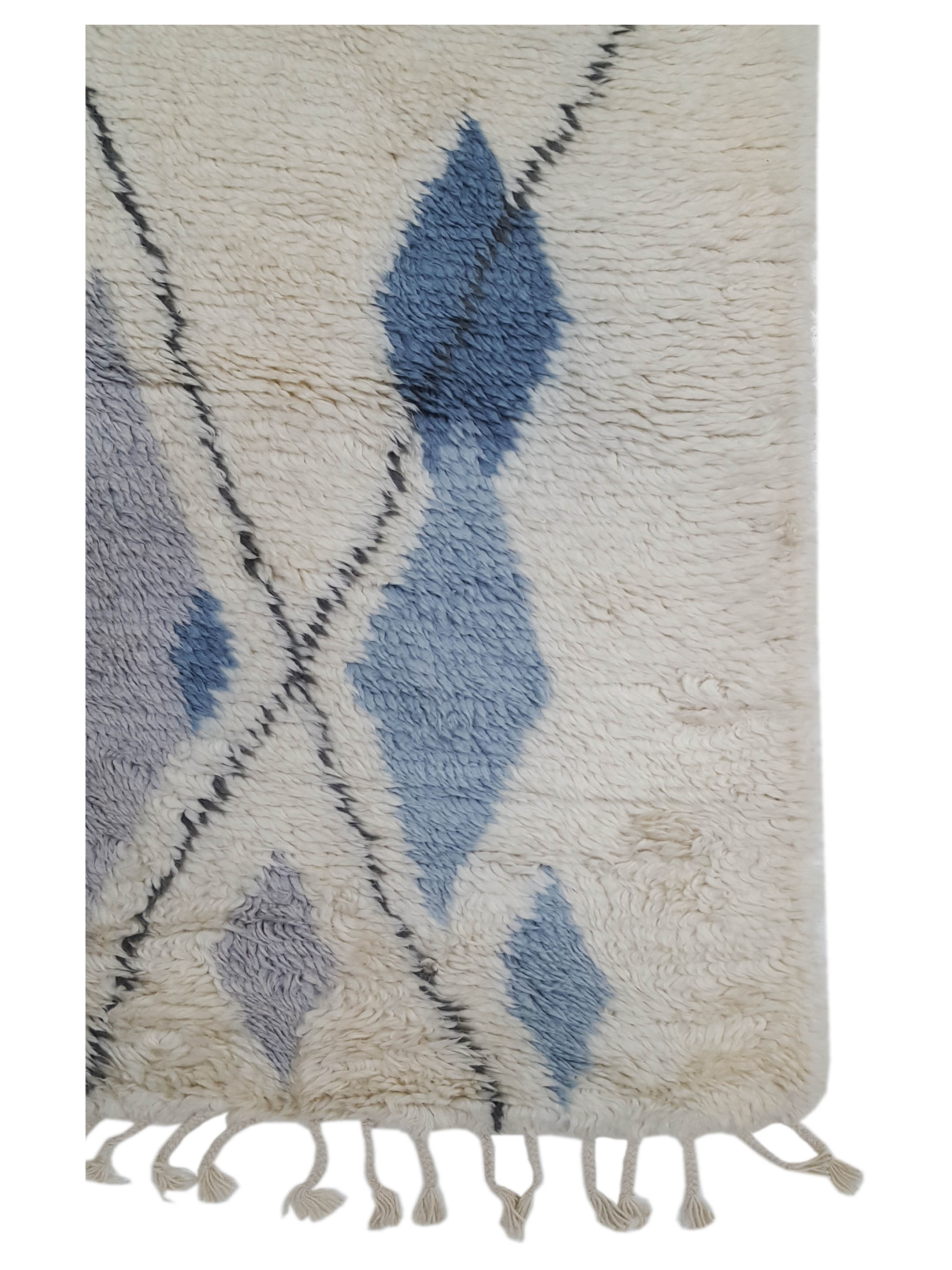 Moroccan I Hand Knotted Ivory 6x9 - Image 3 of 3