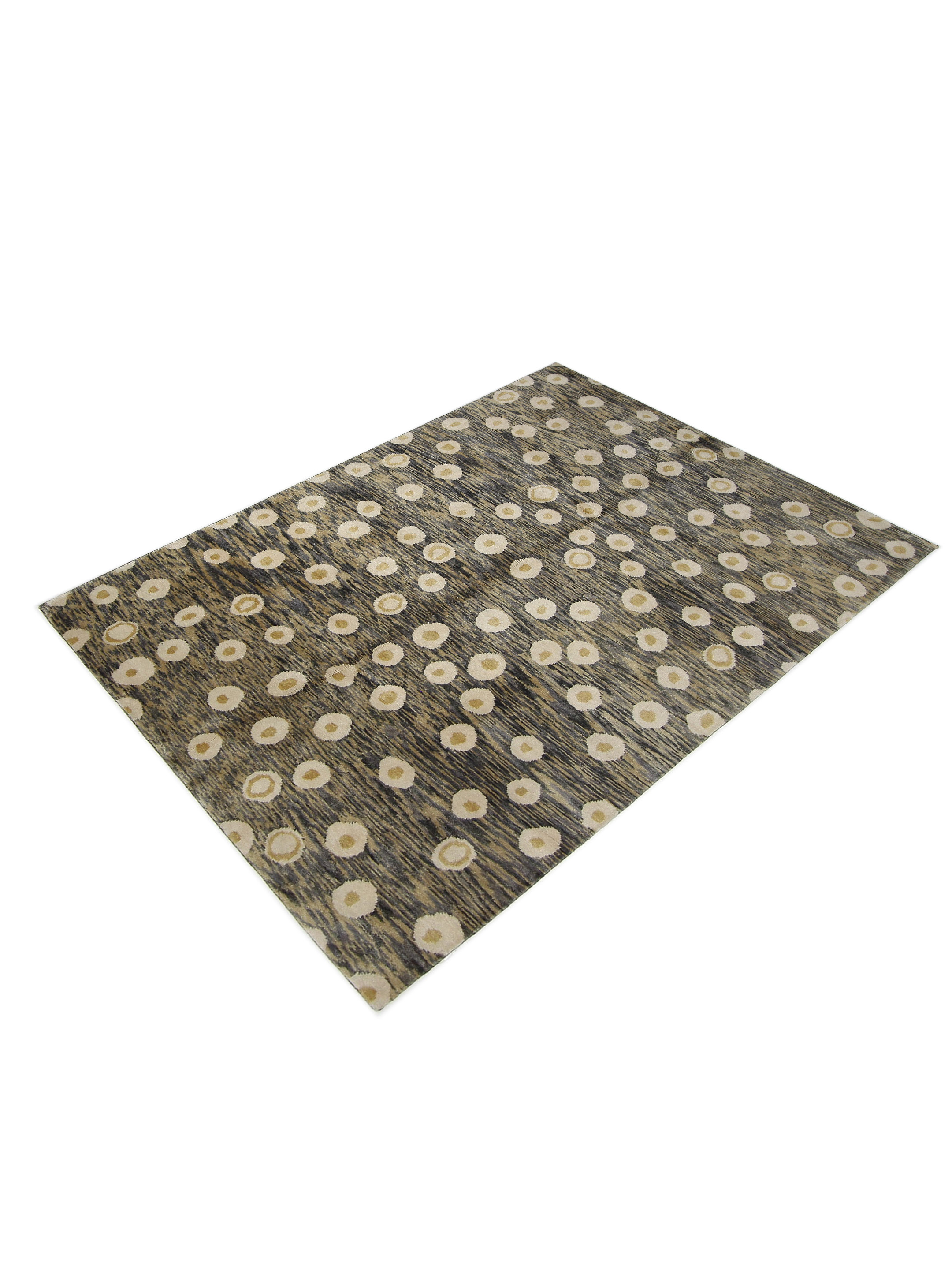 Moroccan I Hand Knotted Gold 6x9 - Image 5 of 6