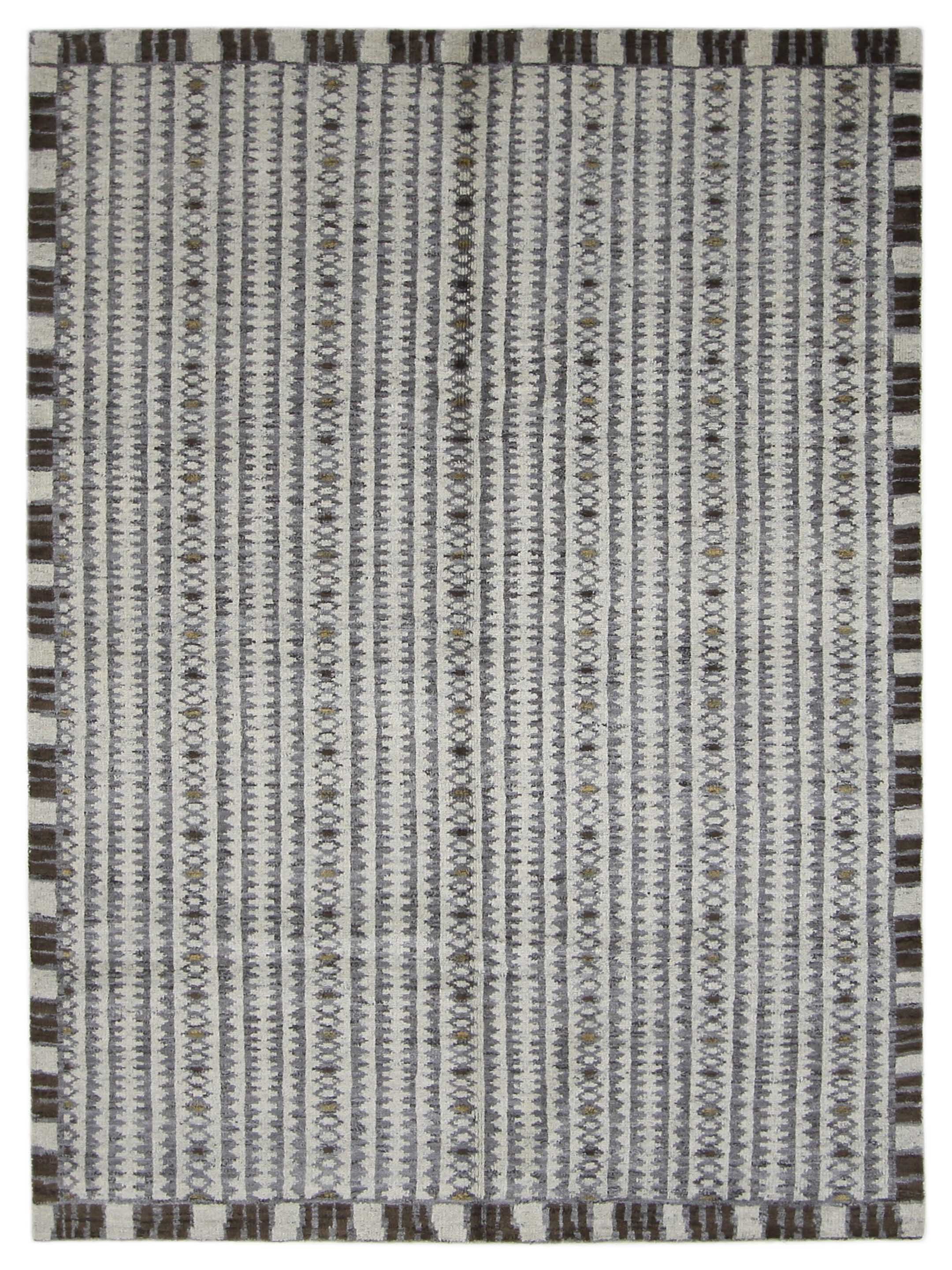 Moroccan I Hand Knotted Beige 6x9