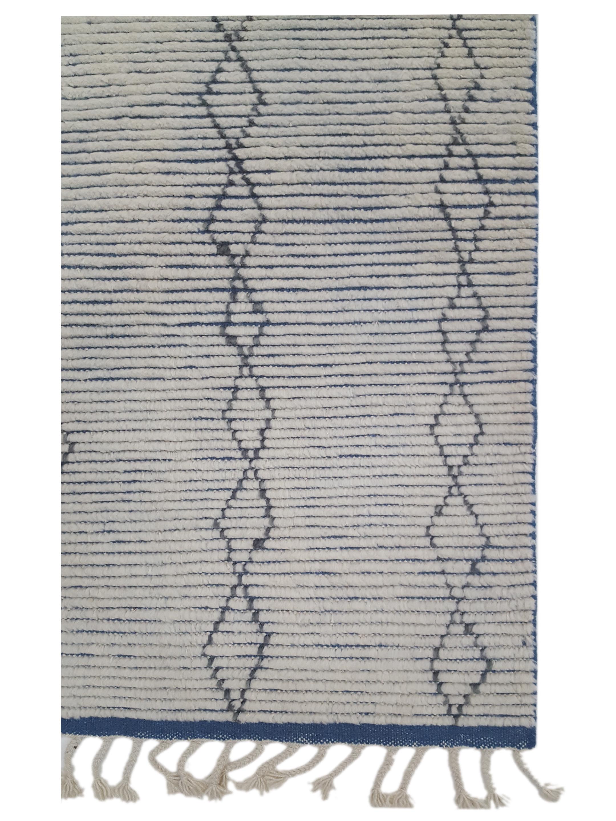 Moroccan I Hand Knotted Ivory 8x10 - Image 4 of 6