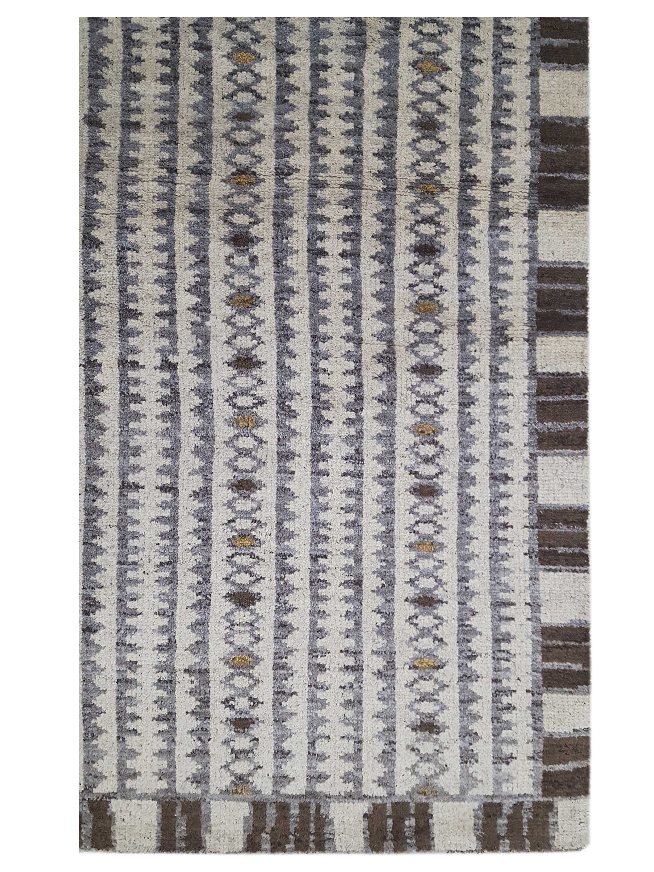 Moroccan I Hand Knotted Beige 9x12 - Image 4 of 6
