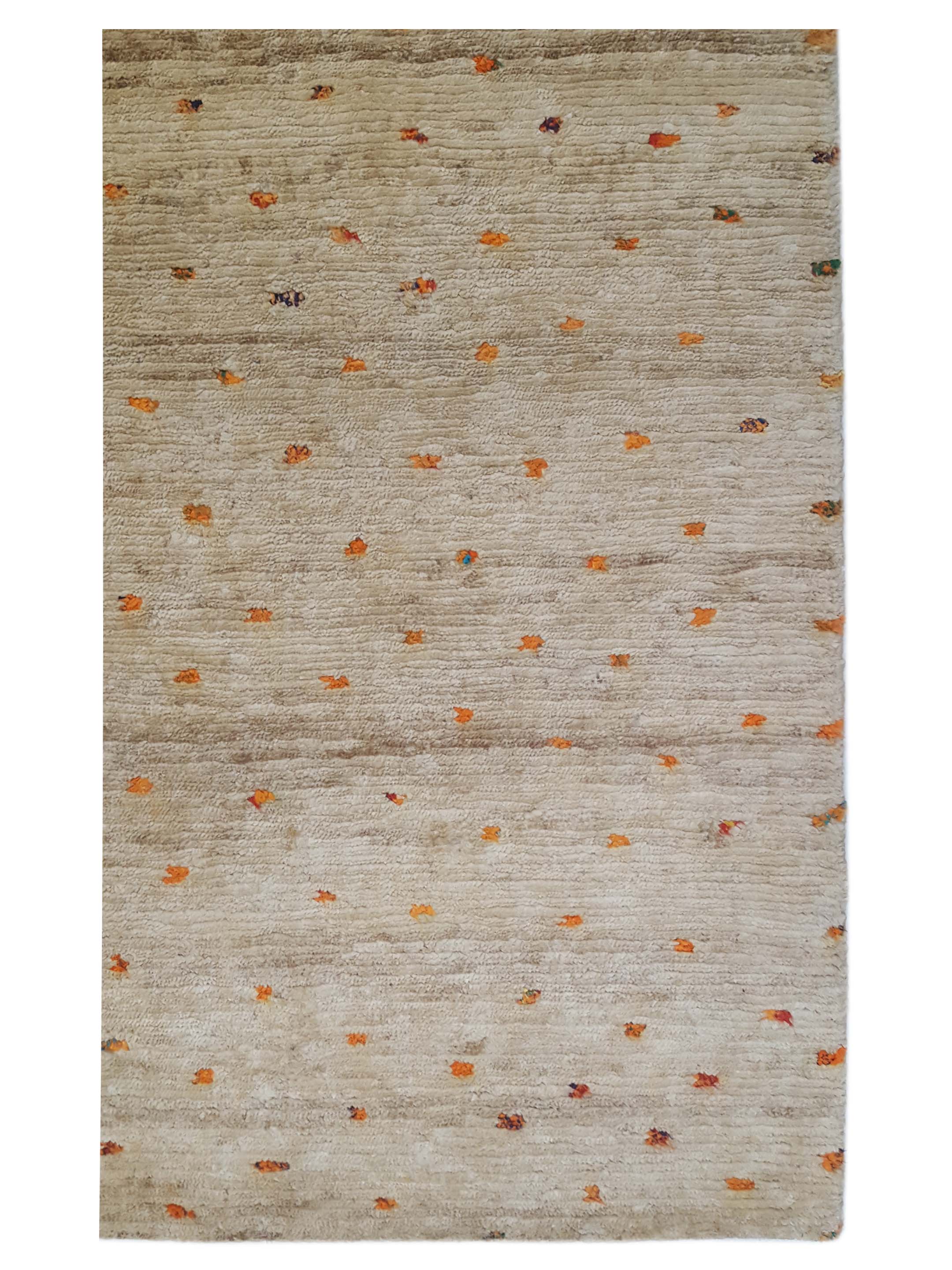 Moroccan I Hand Knotted Gold 9x12 - Image 4 of 6