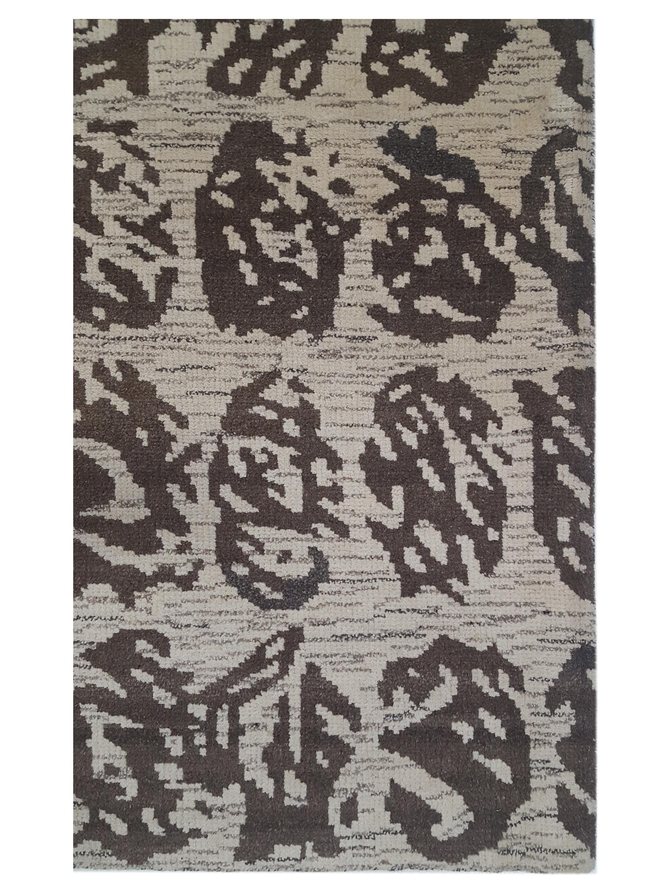 Moroccan I Hand Knotted Beige 10x14 - Image 4 of 6
