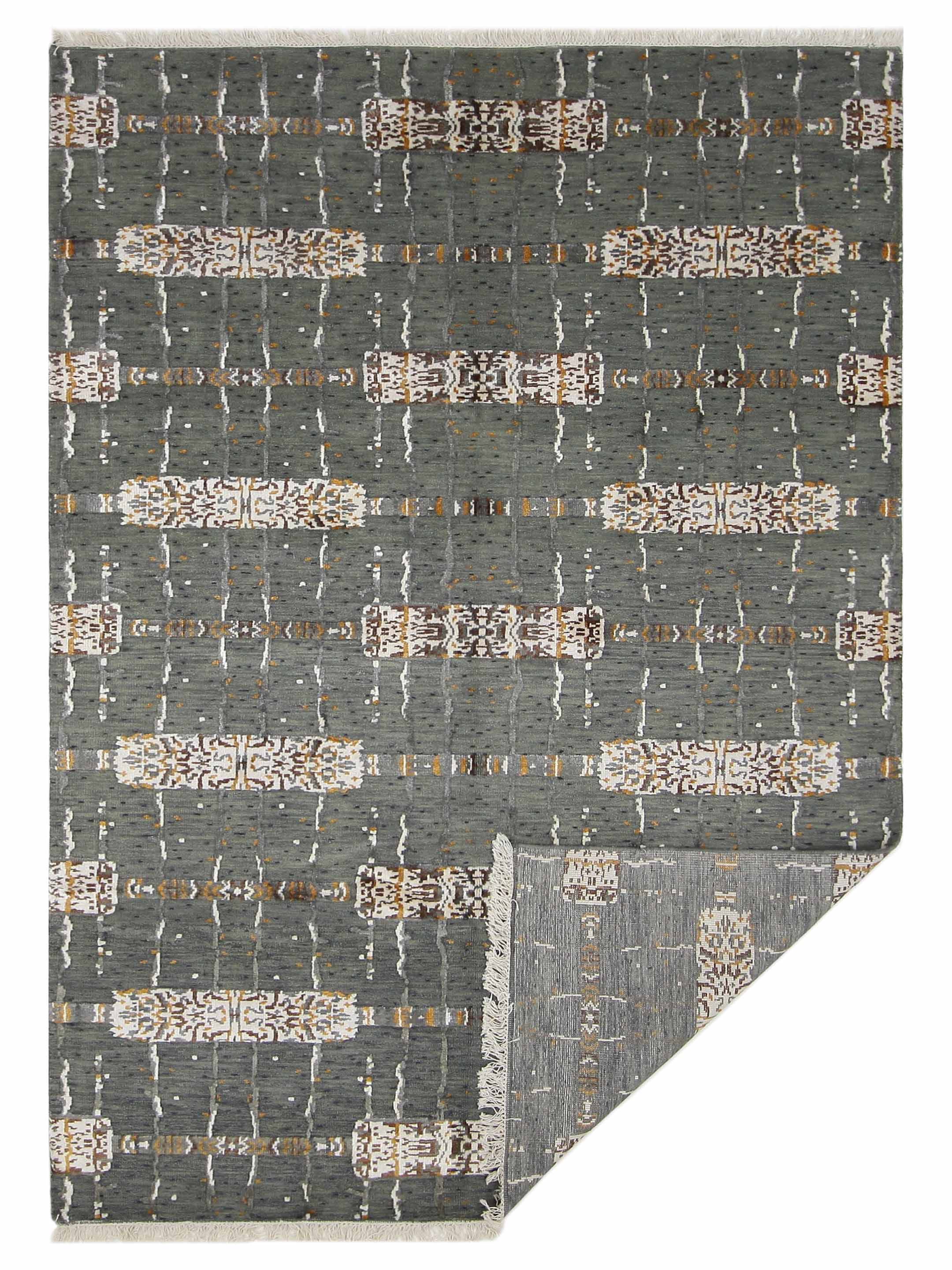 Nepoli Hand Knotted Olive Green - Image 6 of 6