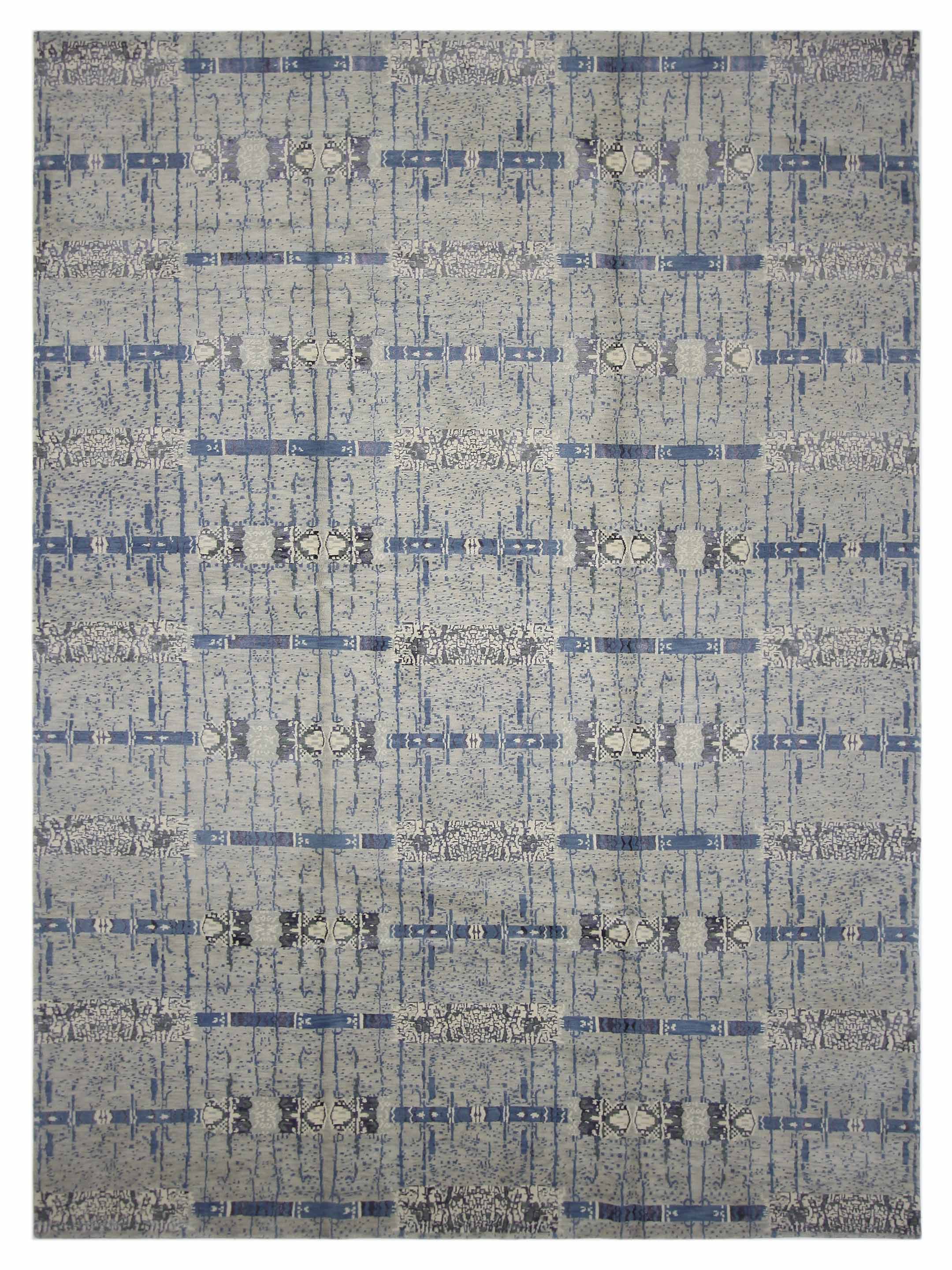 Nepoli Hand Knotted Blue