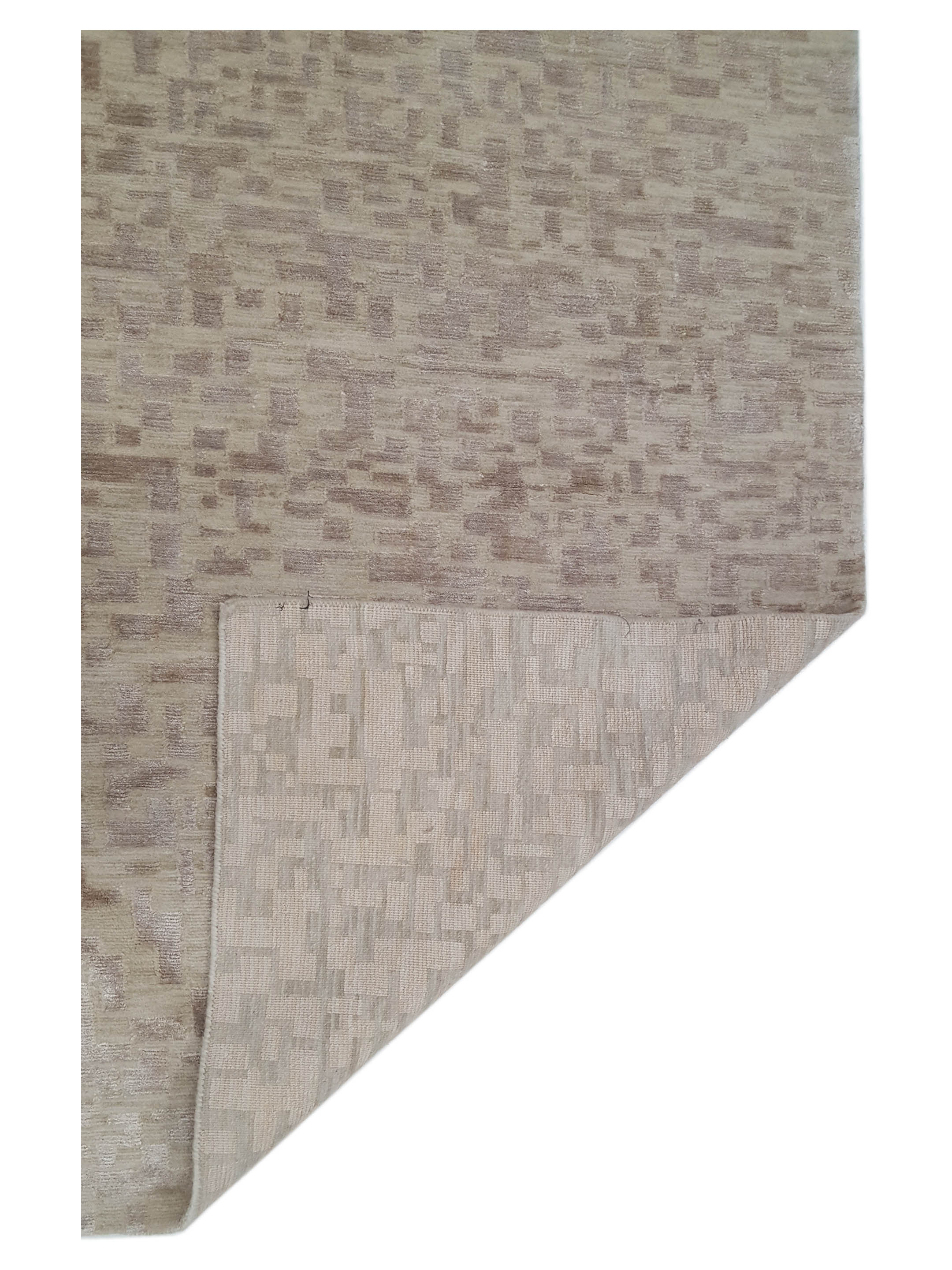 Nepoli Hand Knotted Tan 6x9 - Image 3 of 6