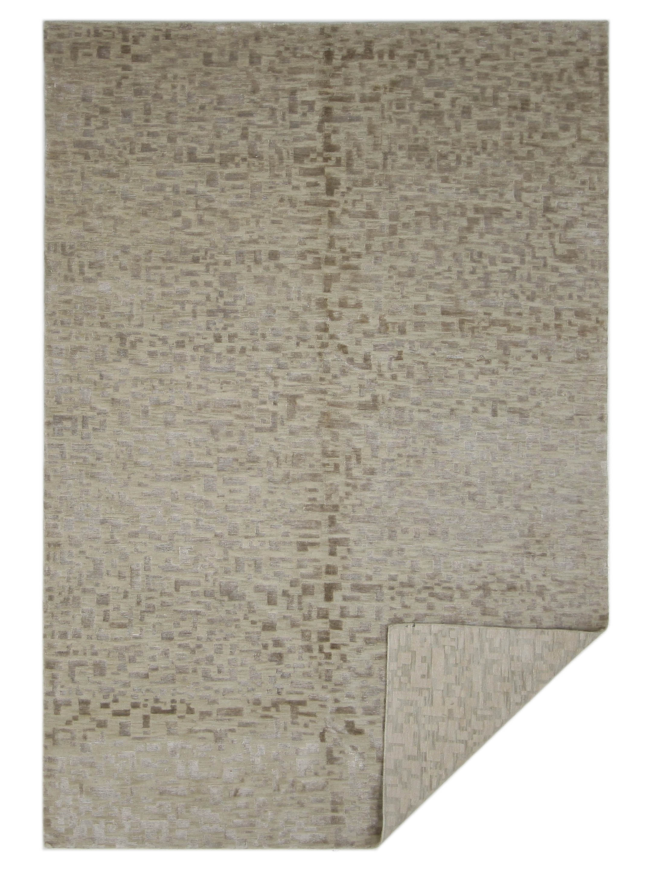 Nepoli Hand Knotted Tan 6x9 - Image 6 of 6
