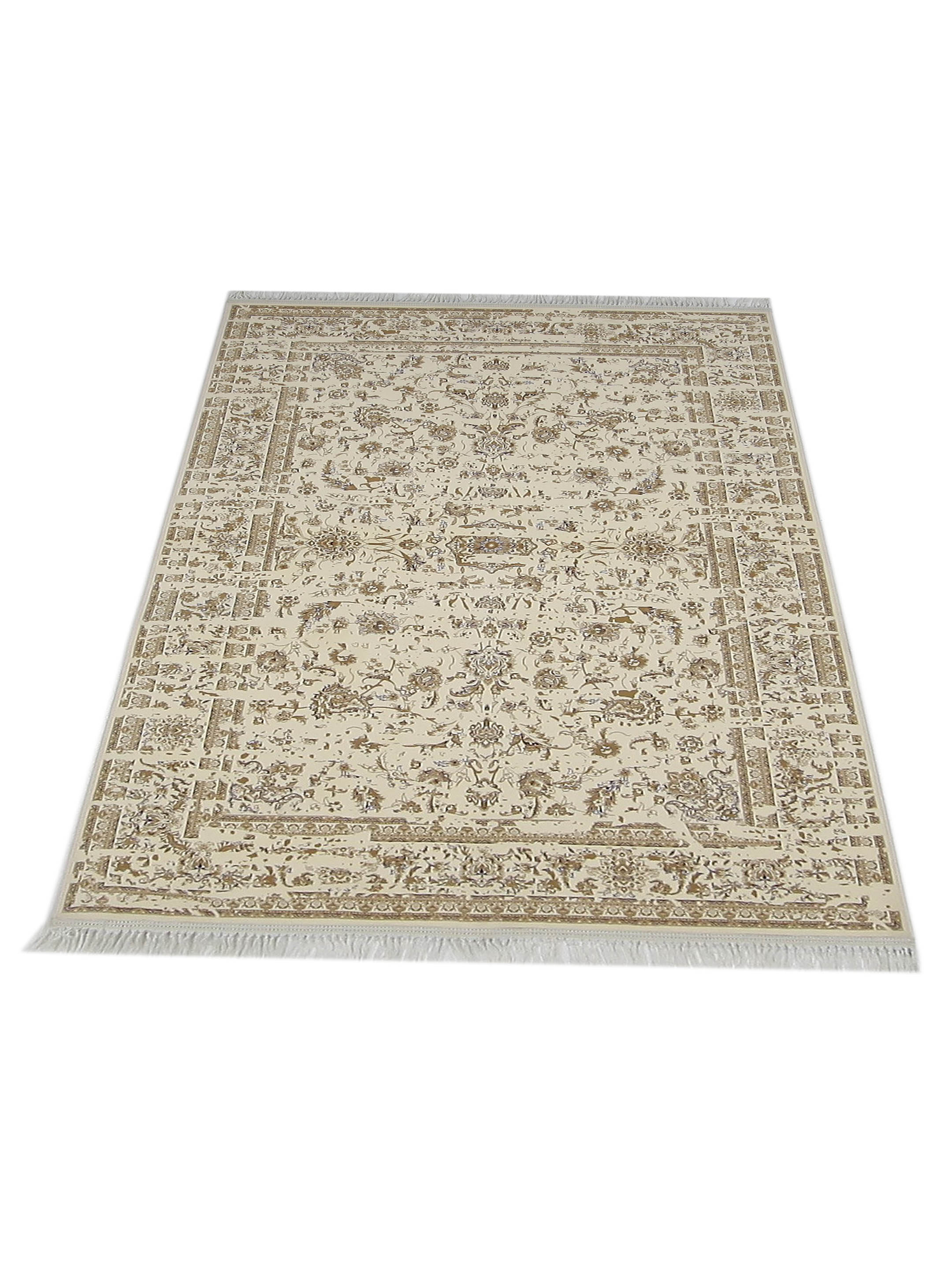 Super Heirloom Hand Loom Ivory 5x8 - Image 2 of 5