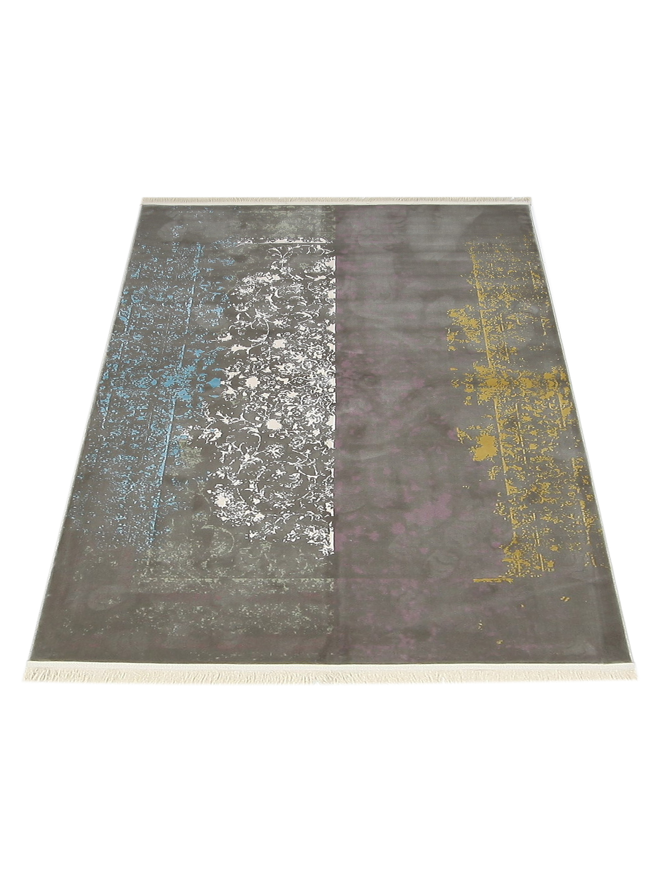 Super Heirloom Hand Loom Grey 5x8 - Image 2 of 5