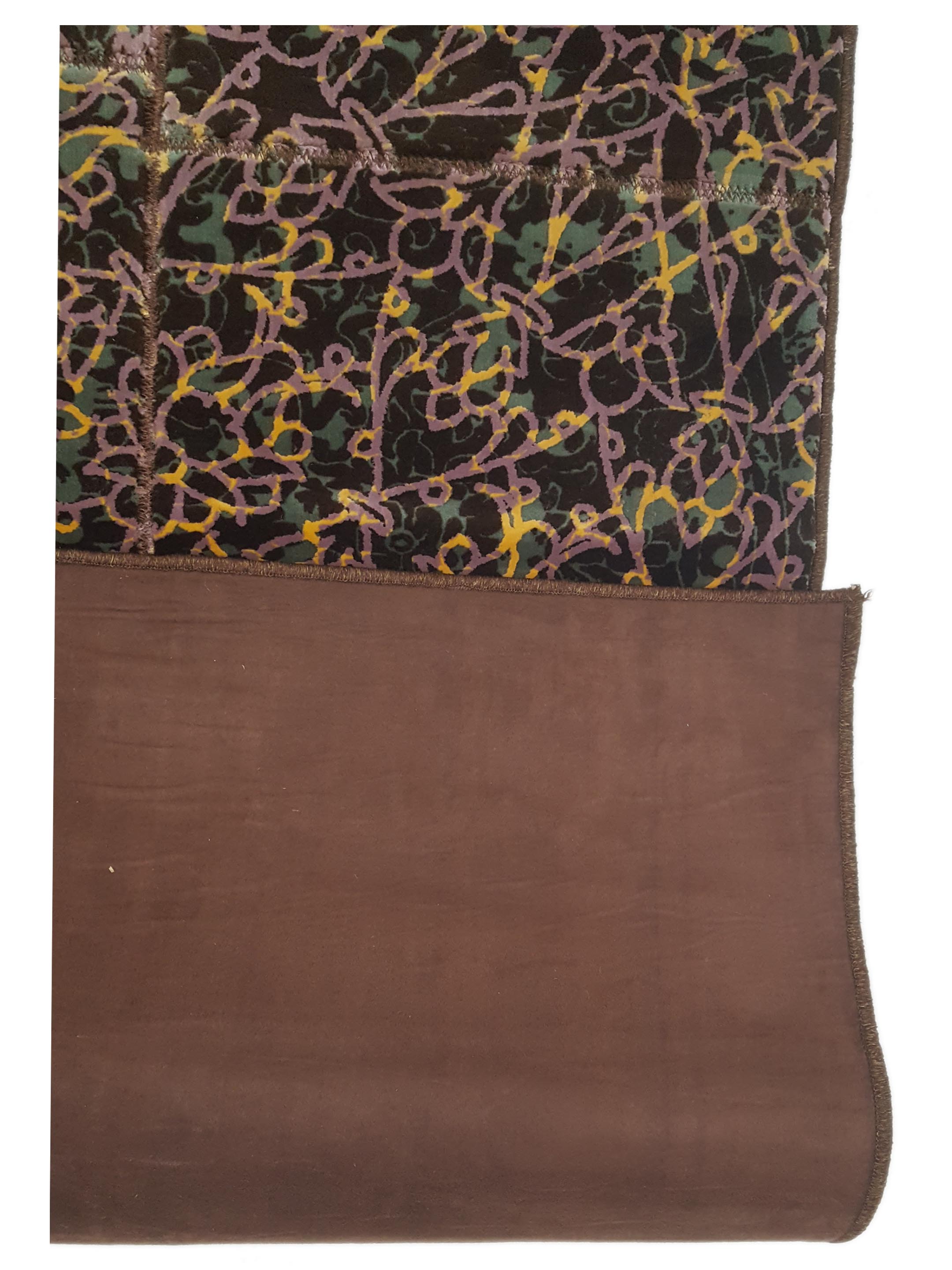 Super Heirloom Hand Loom Brown 5x8 - Image 5 of 5
