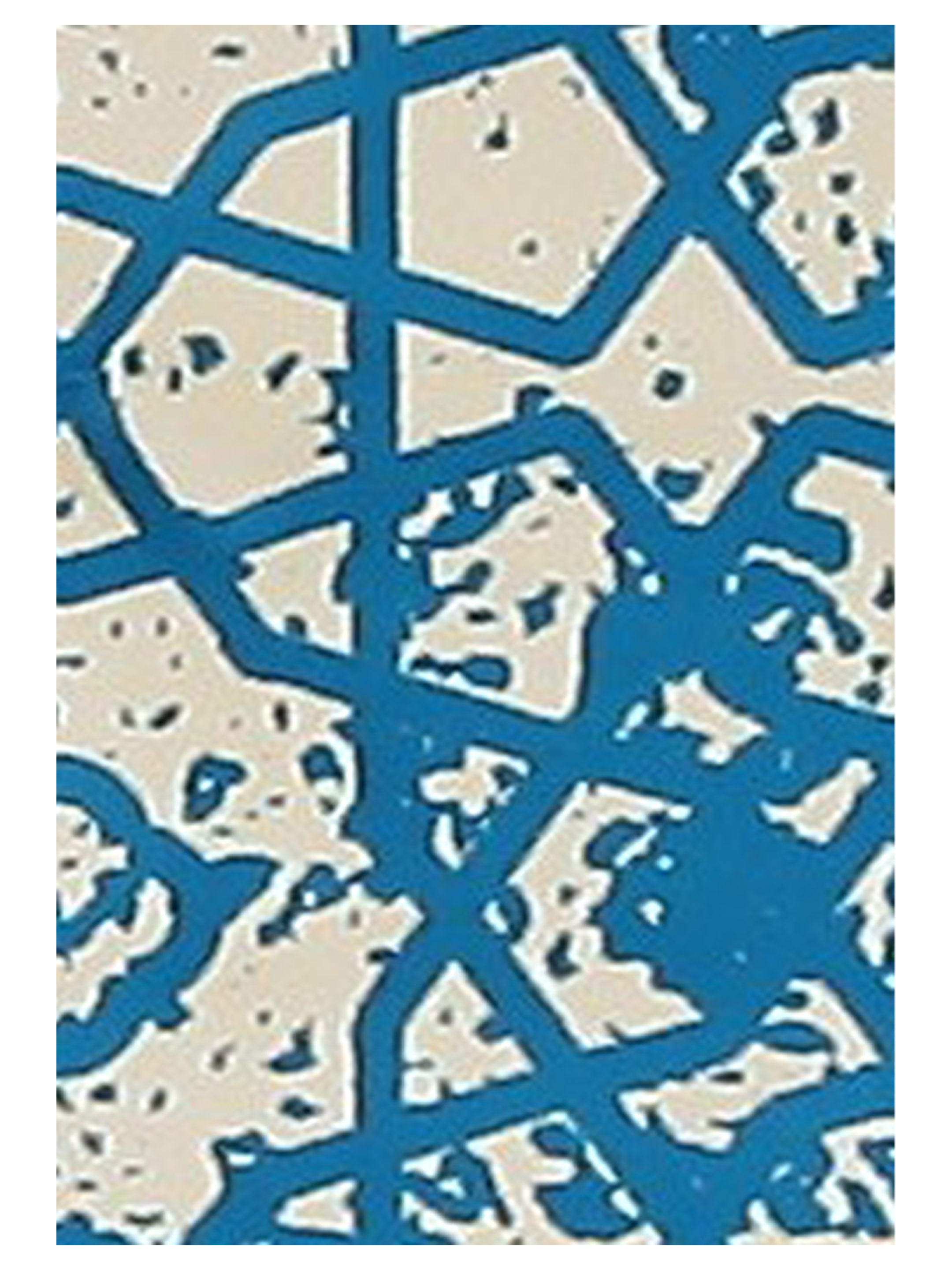 Super Heirloom Hand Loom Turquoise 5x8 - Image 4 of 5