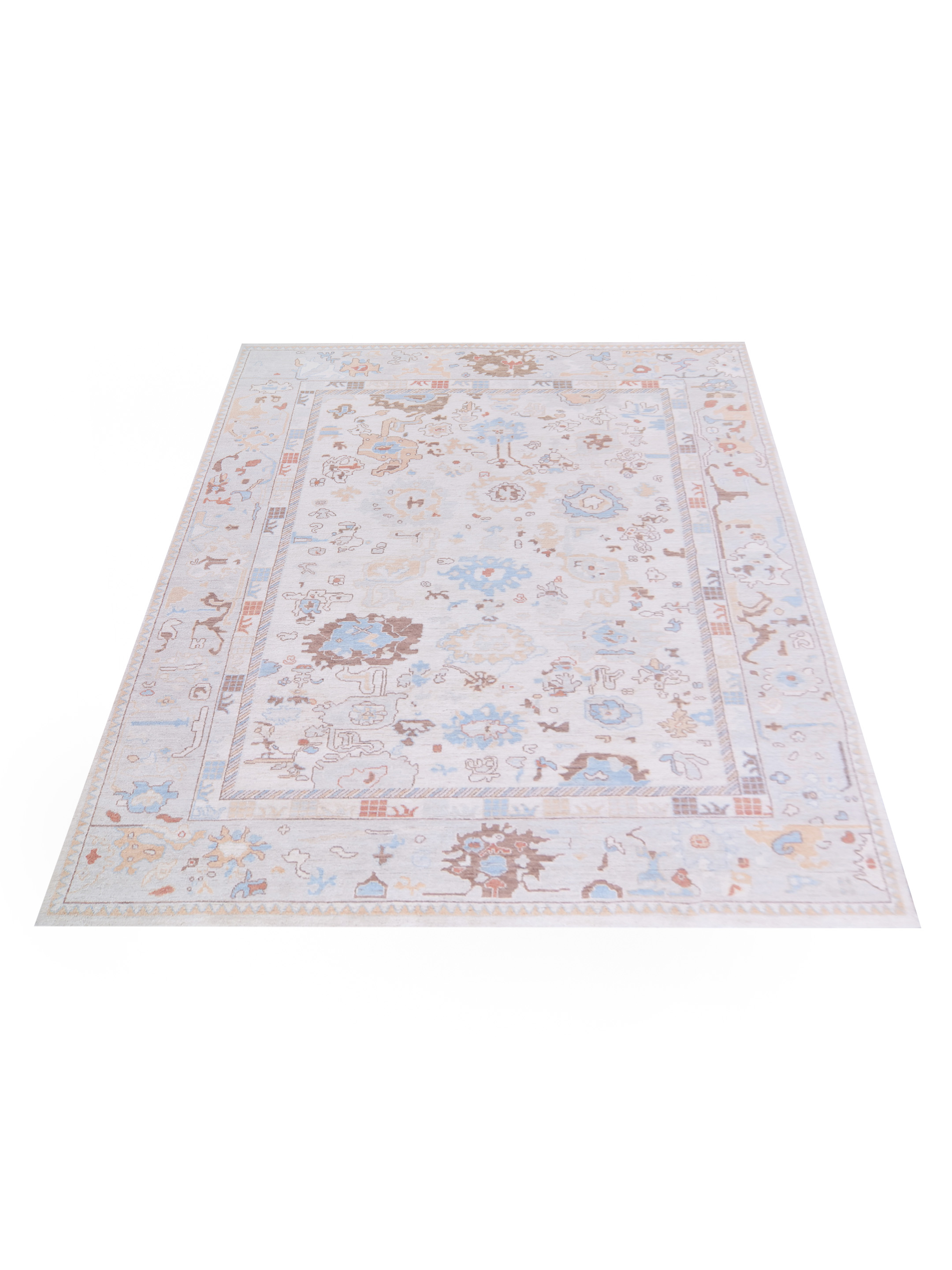 Ziegler Hand Knotted Ivory 9x12 - Image 2 of 5