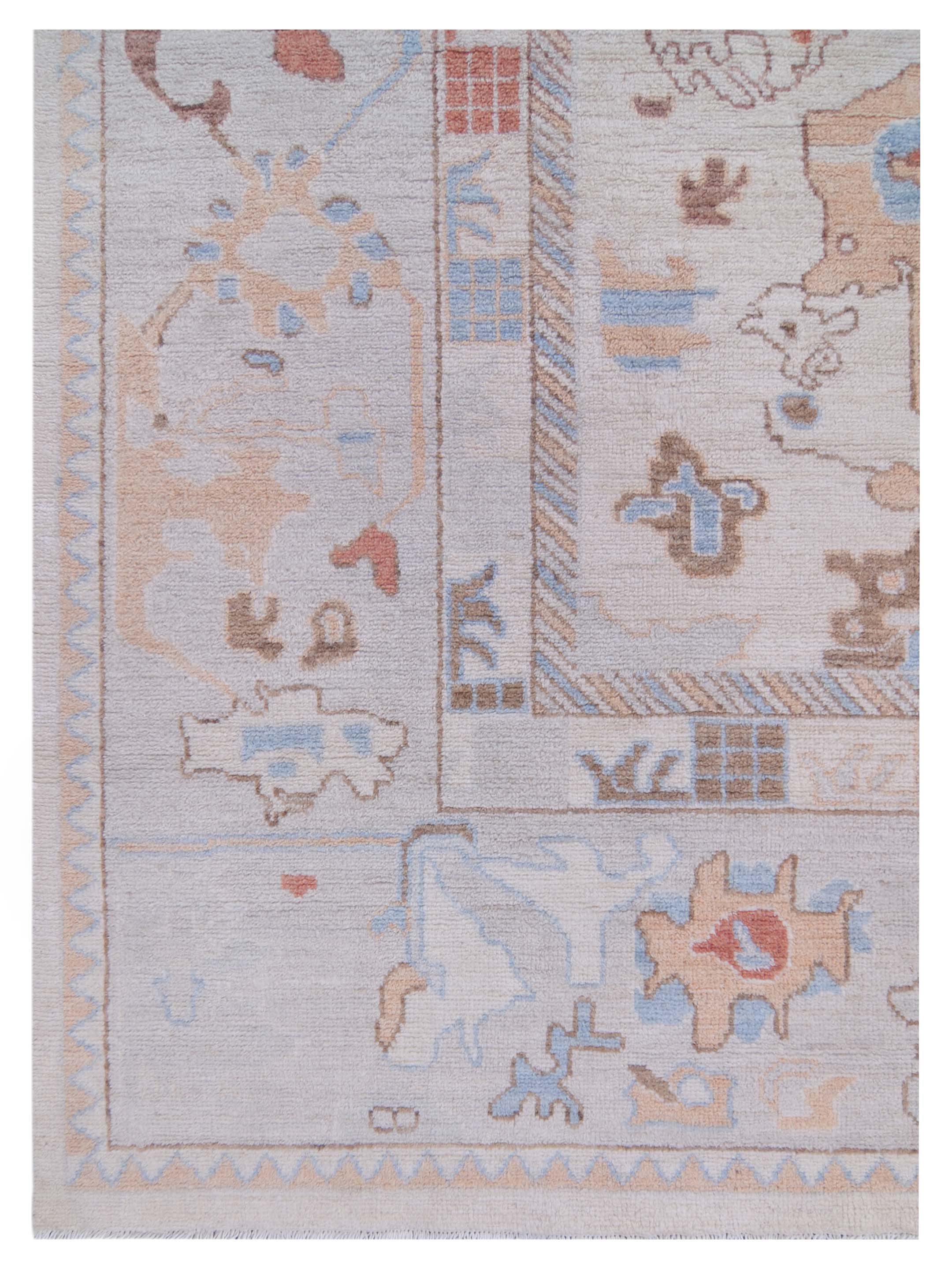 Ziegler Hand Knotted Ivory 9x12 - Image 3 of 5