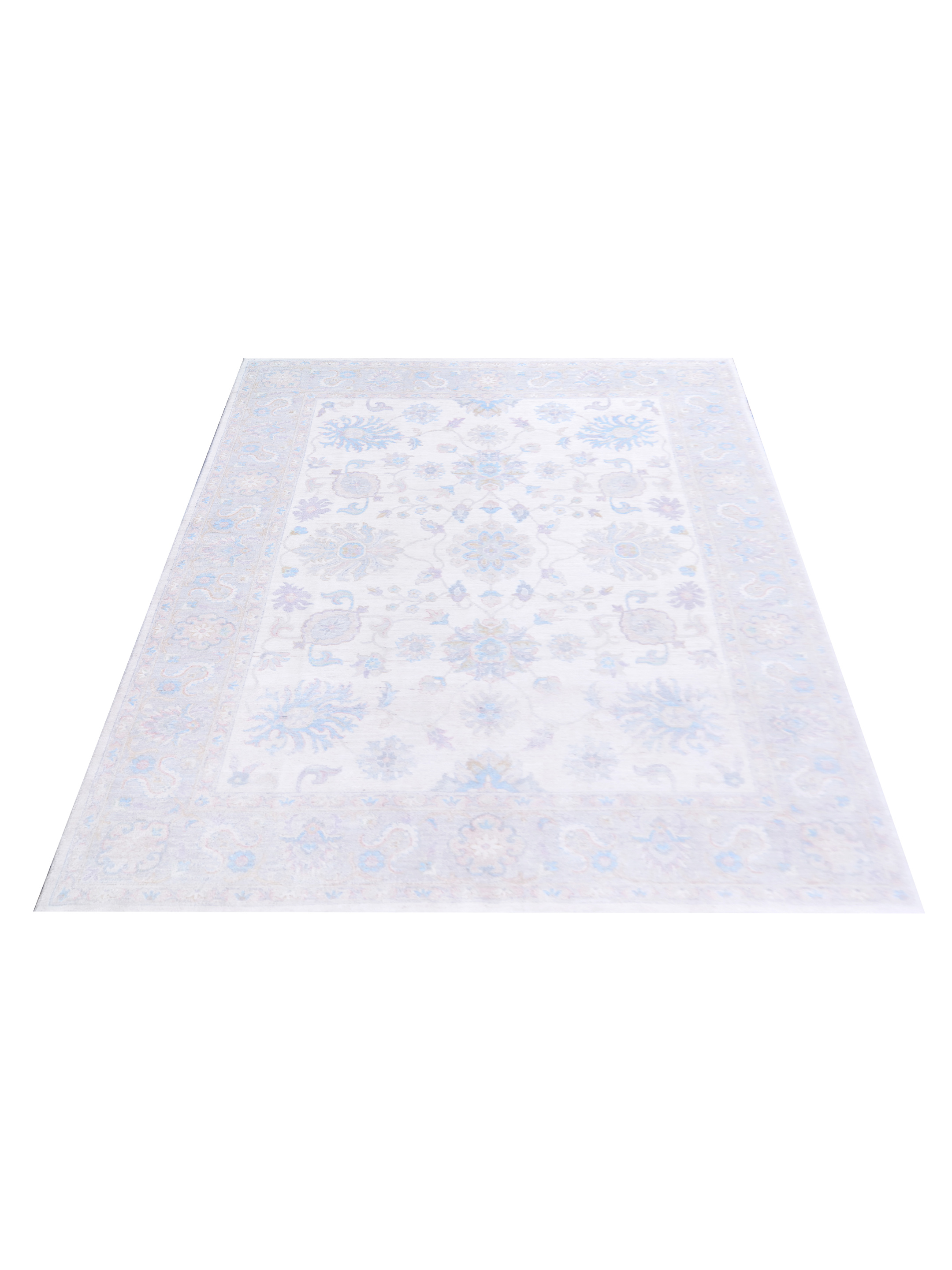 Ziegler Hand Knotted Ivory 9x12 - Image 2 of 5