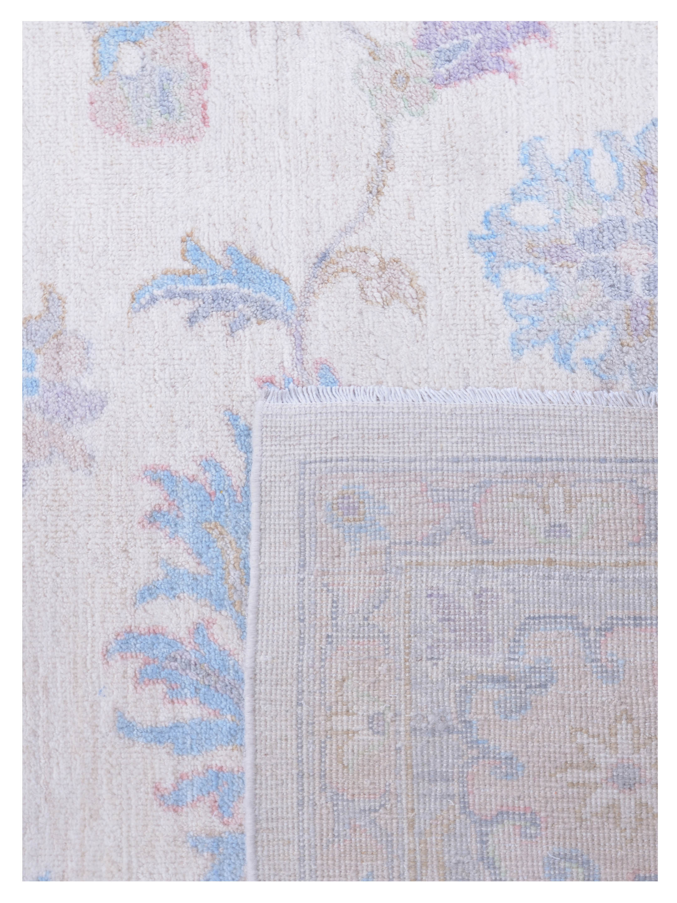 Ziegler Hand Knotted Ivory 9x12 - Image 5 of 5