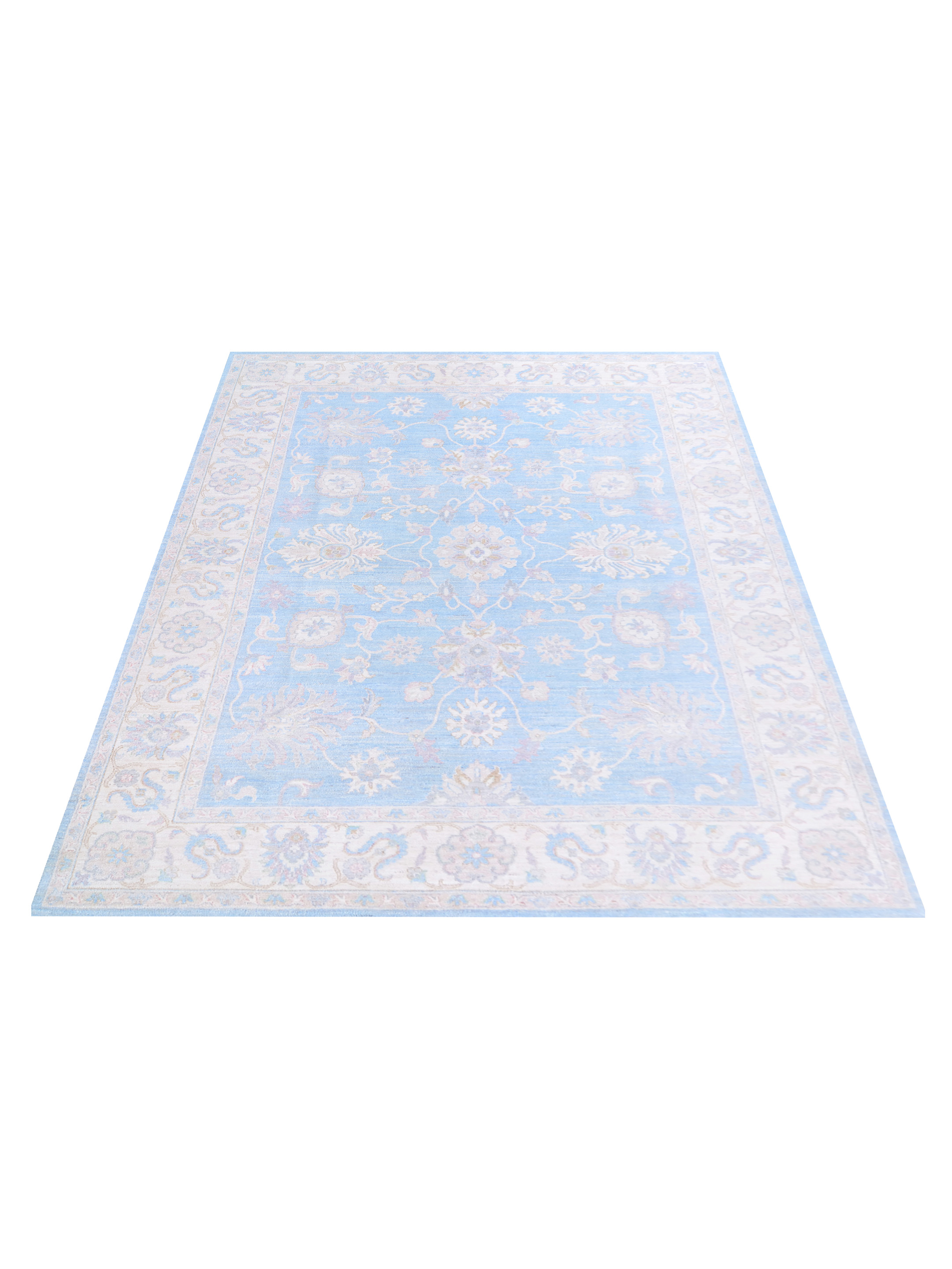 Ziegler Hand Knotted Blue 9x12 - Image 2 of 5