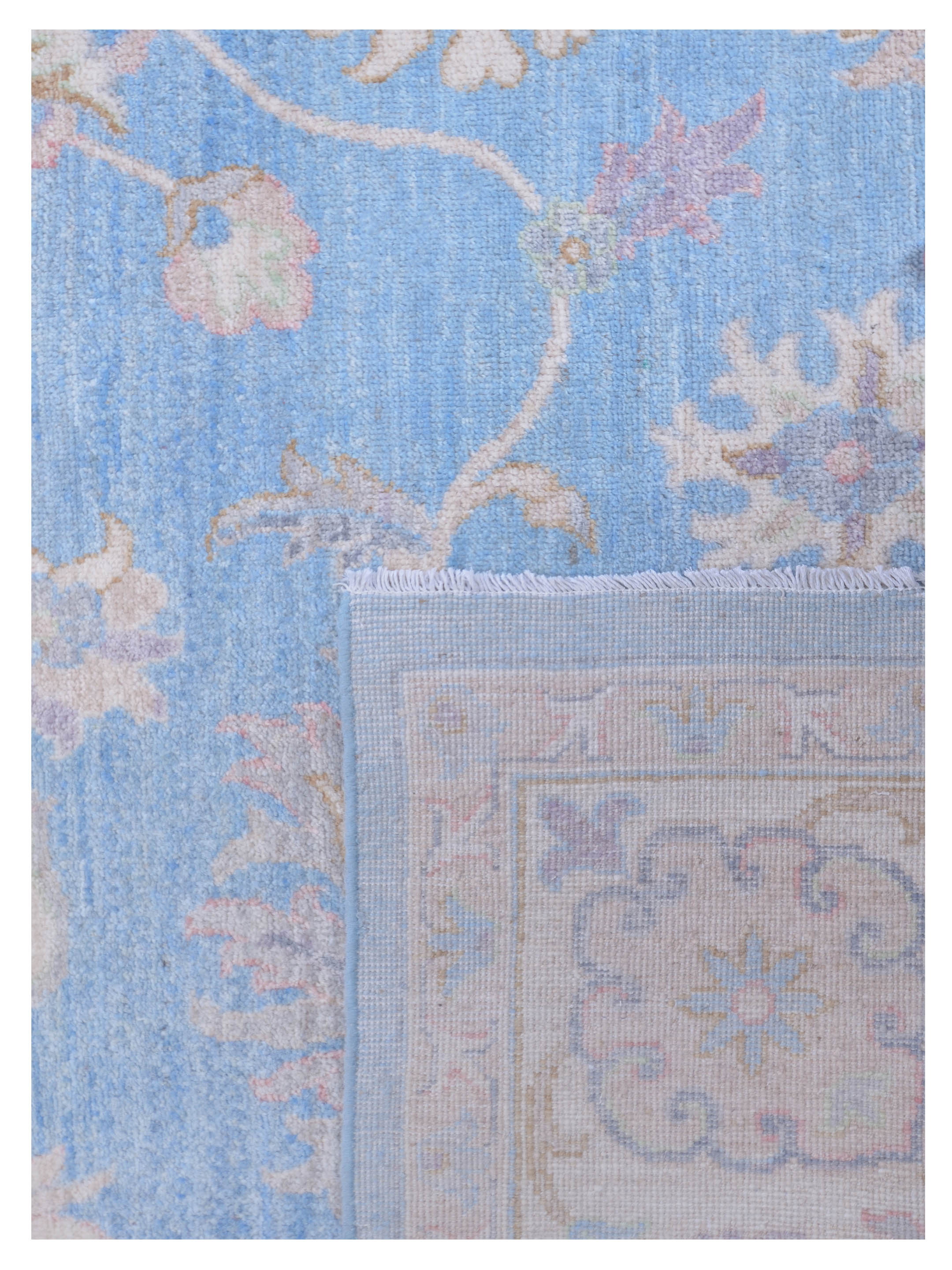 Ziegler Hand Knotted Blue 9x12 - Image 5 of 5