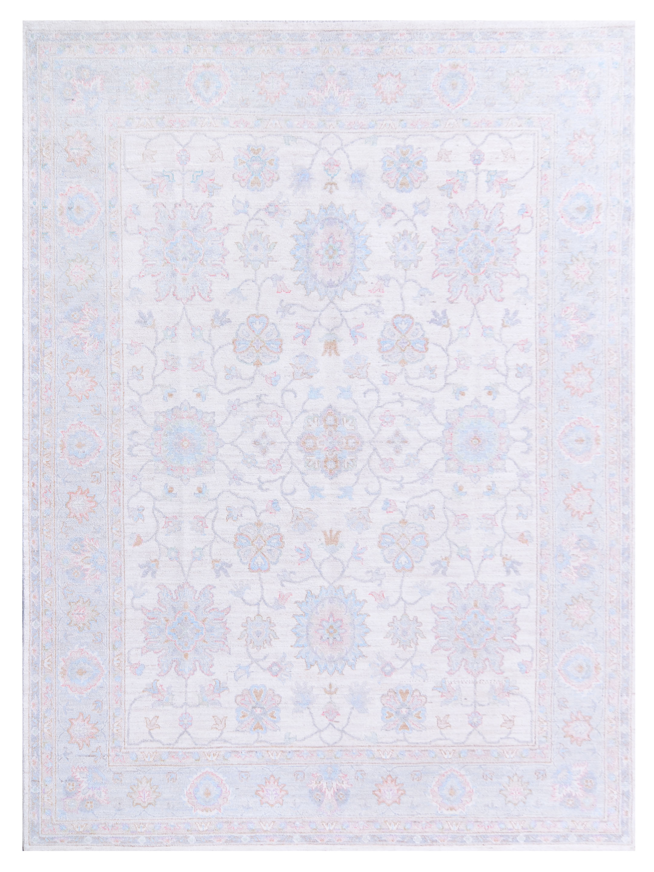 Ziegler Hand Knotted Ivory 8x10