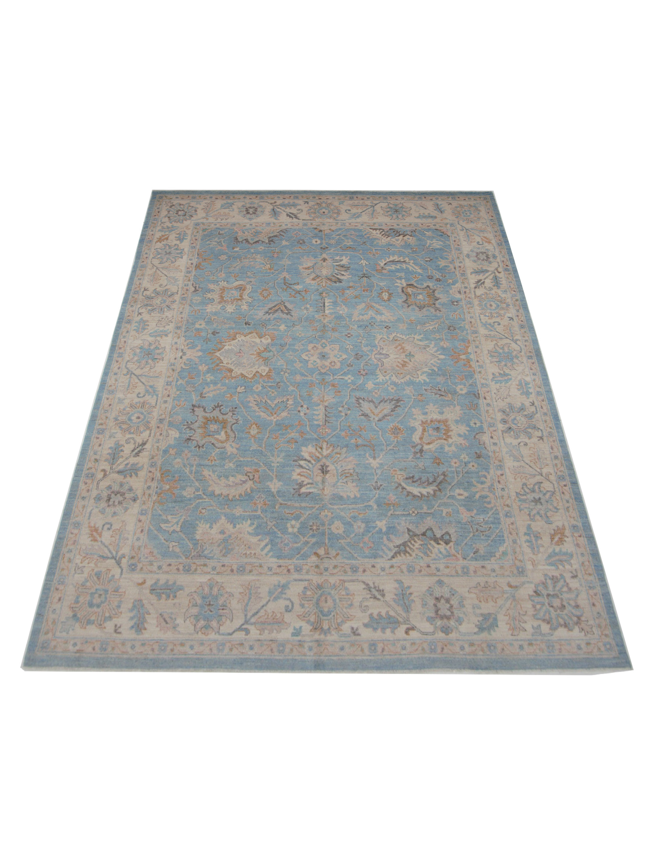 Ziegler Hand Knotted Blue 8x10 - Image 2 of 5