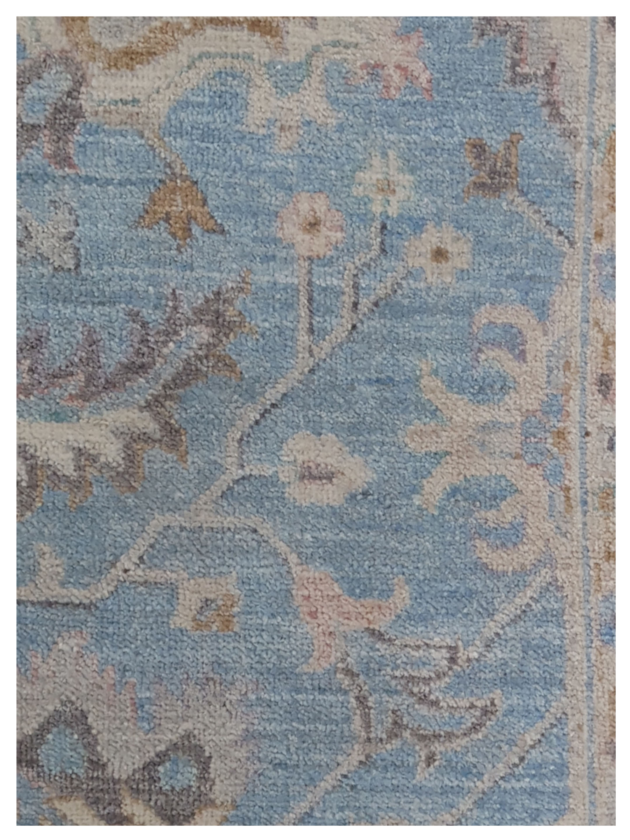 Ziegler Hand Knotted Blue 8x10 - Image 3 of 5