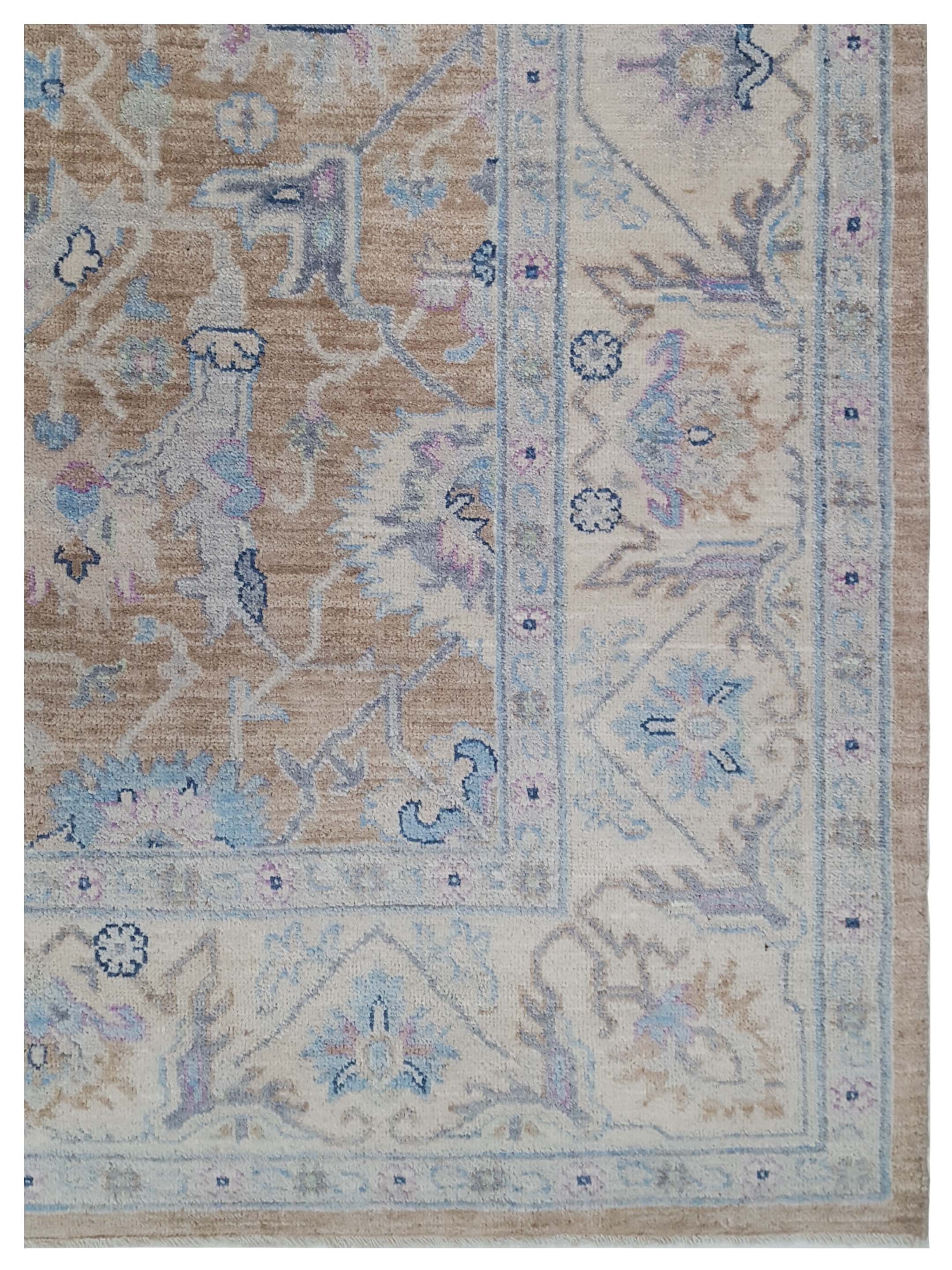 Ziegler Hand Knotted Lt.Brown 8x10 - Image 4 of 5