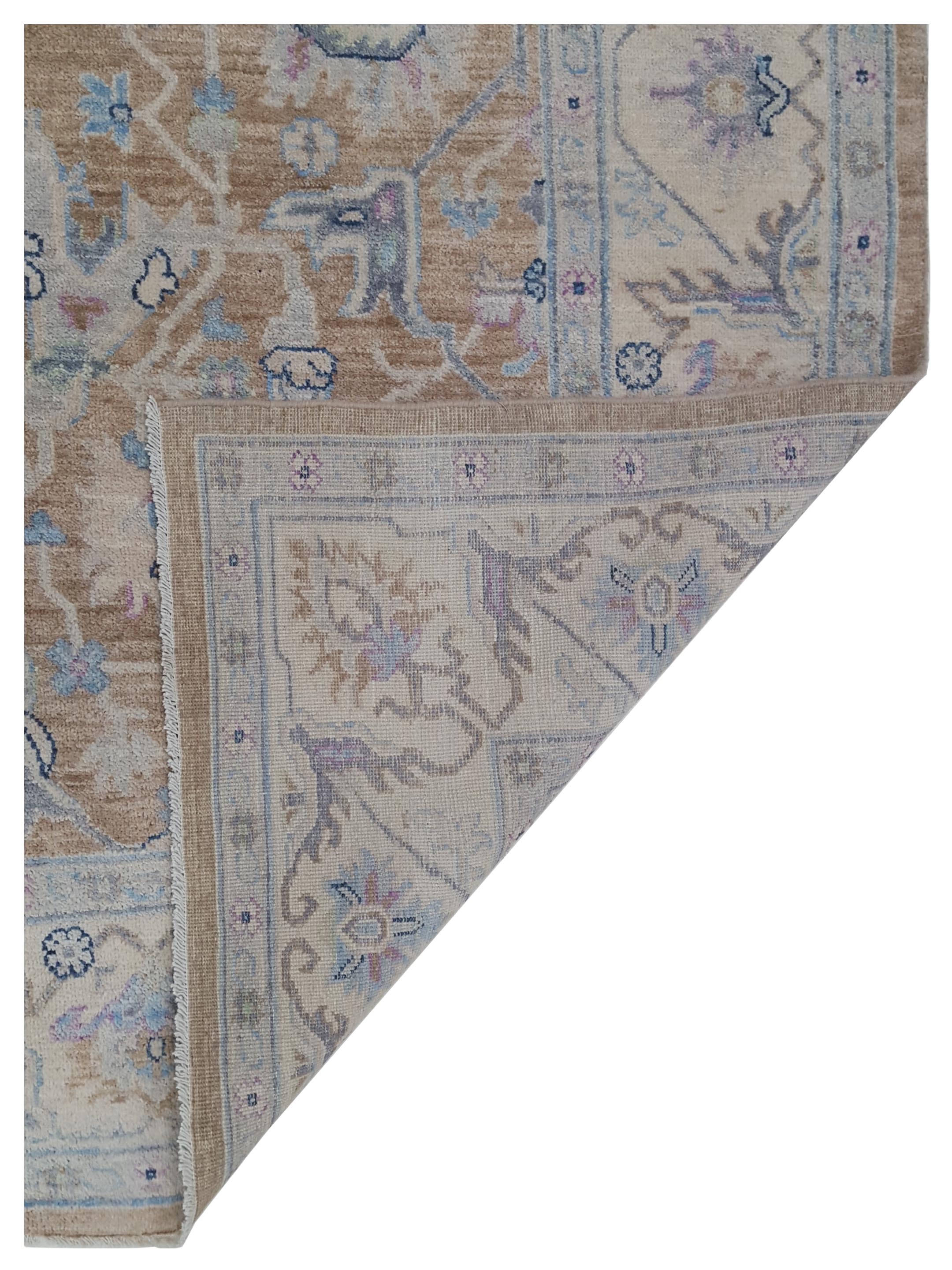 Ziegler Hand Knotted Lt.Brown 8x10 - Image 5 of 5