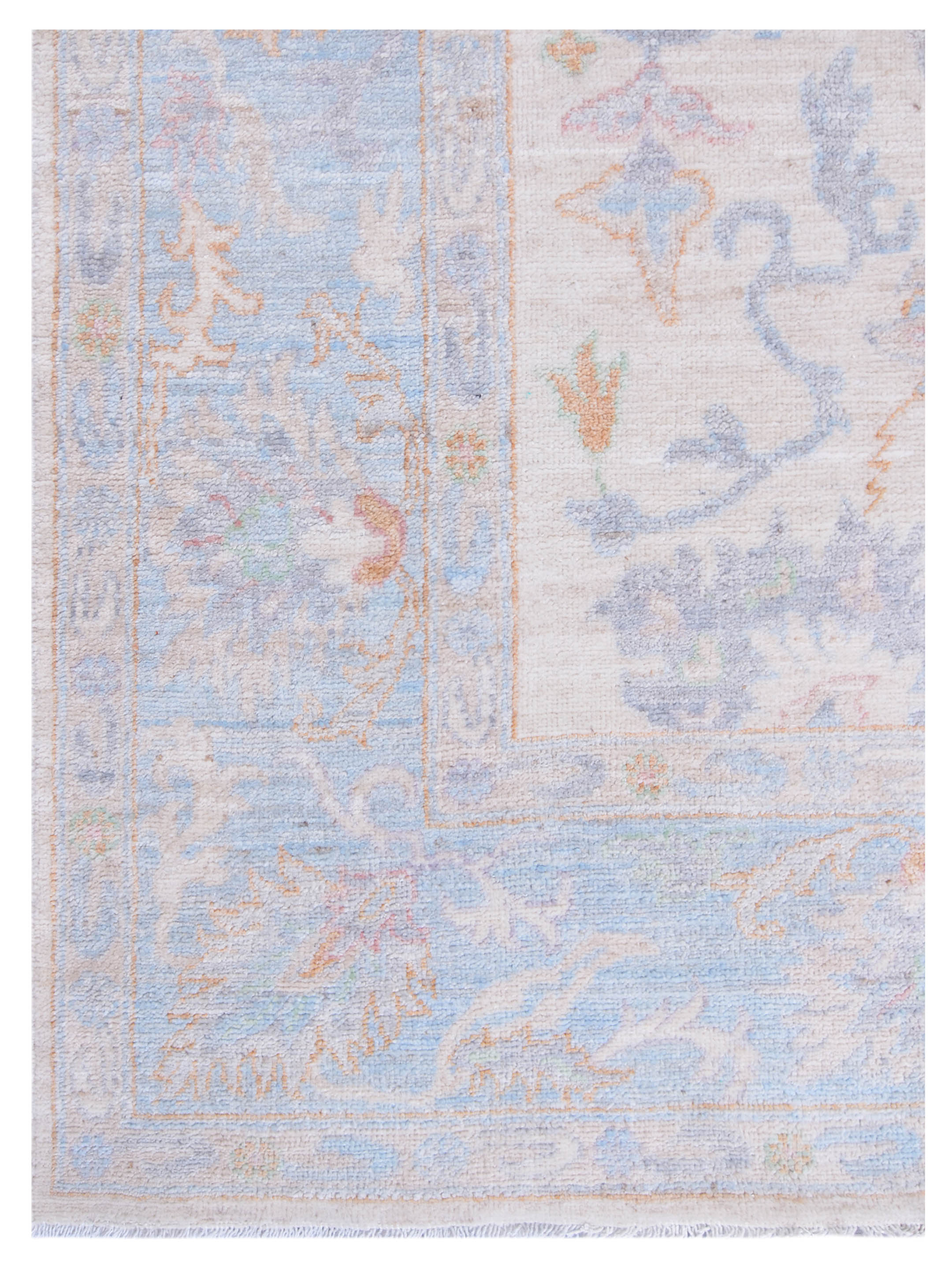 Ziegler Hand Knotted Ivory 8x10 - Image 3 of 5