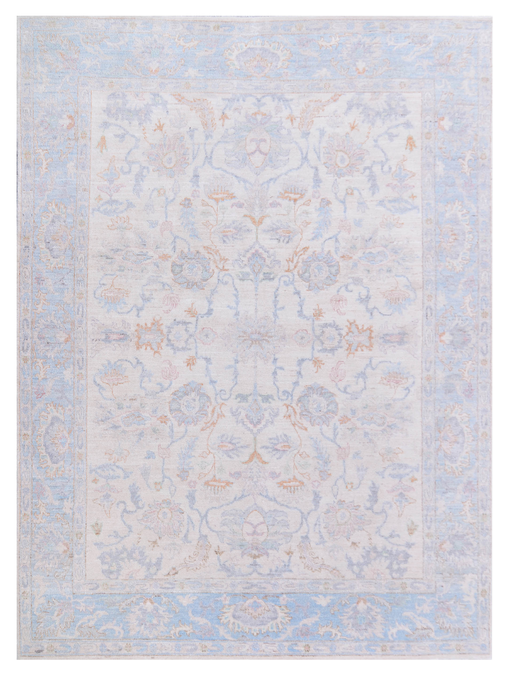 Ziegler Hand Knotted Ivory 8x10