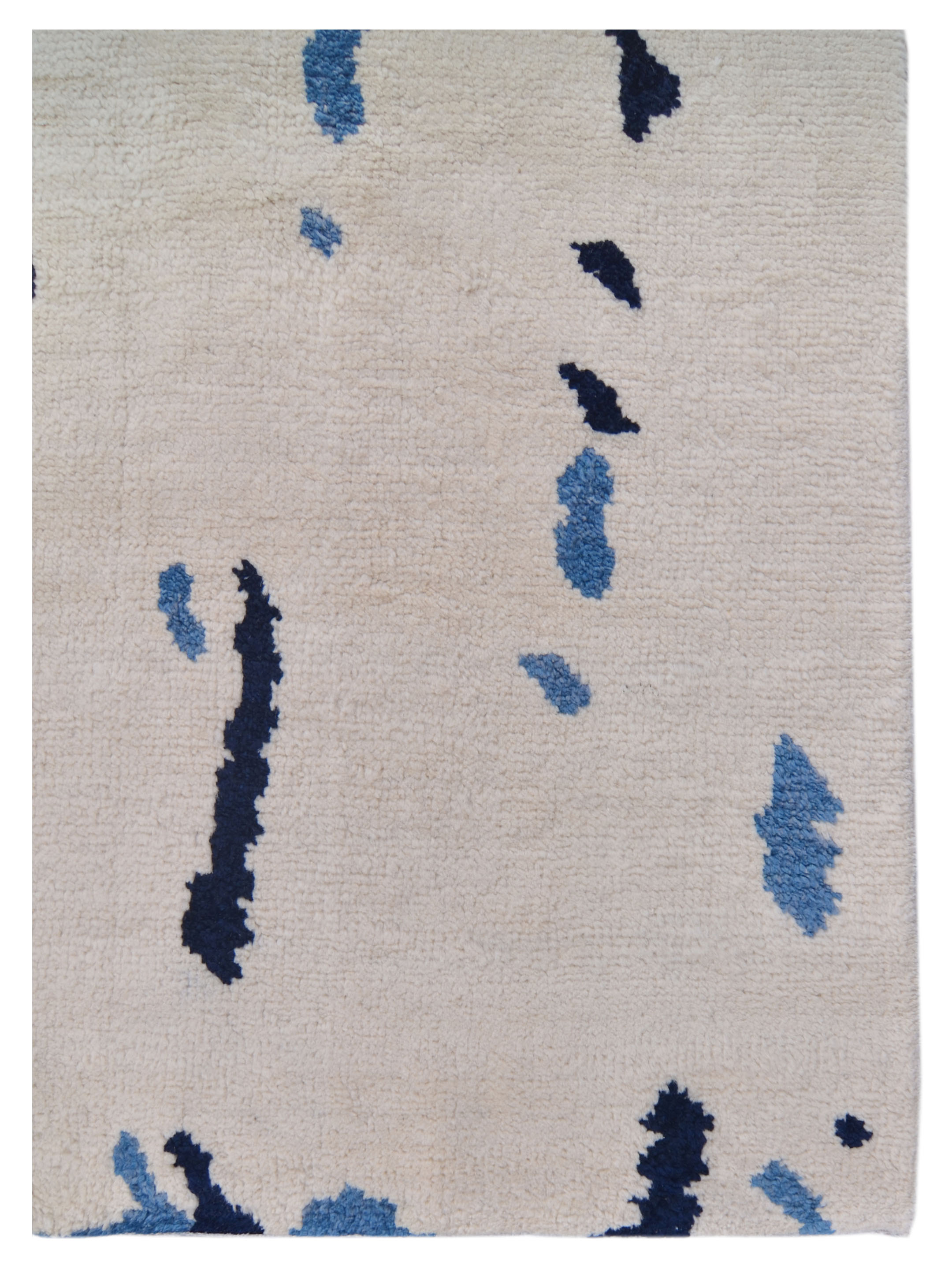 Moroccan Hand Knotted Ivory 8x10 - Image 3 of 5
