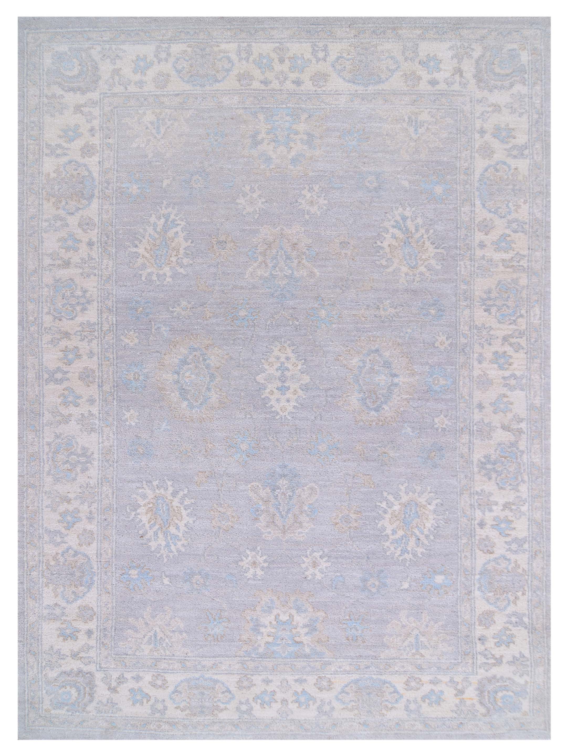 Ziegler Hand Knotted Grey 4x6