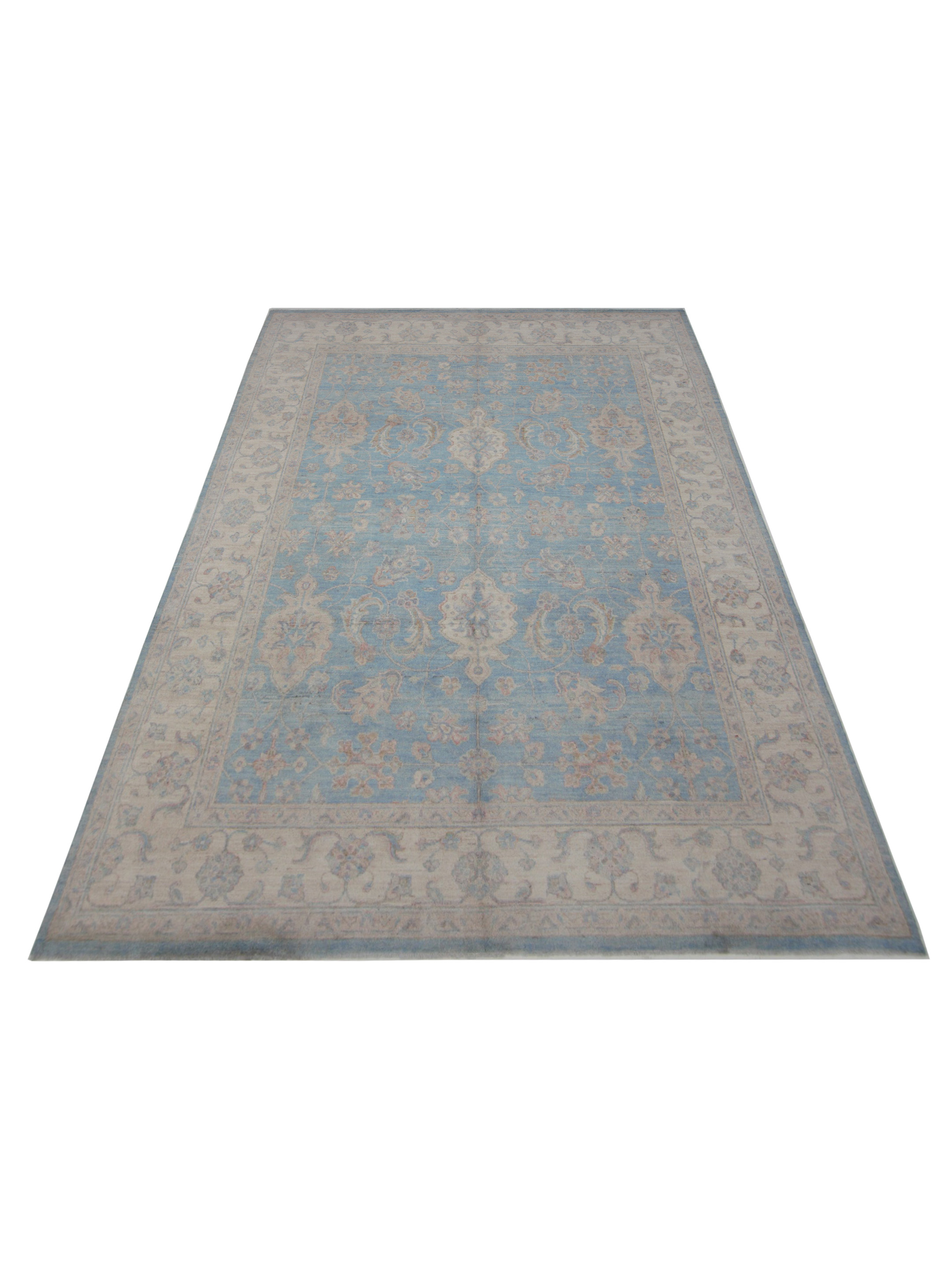Ziegler Hand Knotted Blue 8x10 - Image 2 of 5