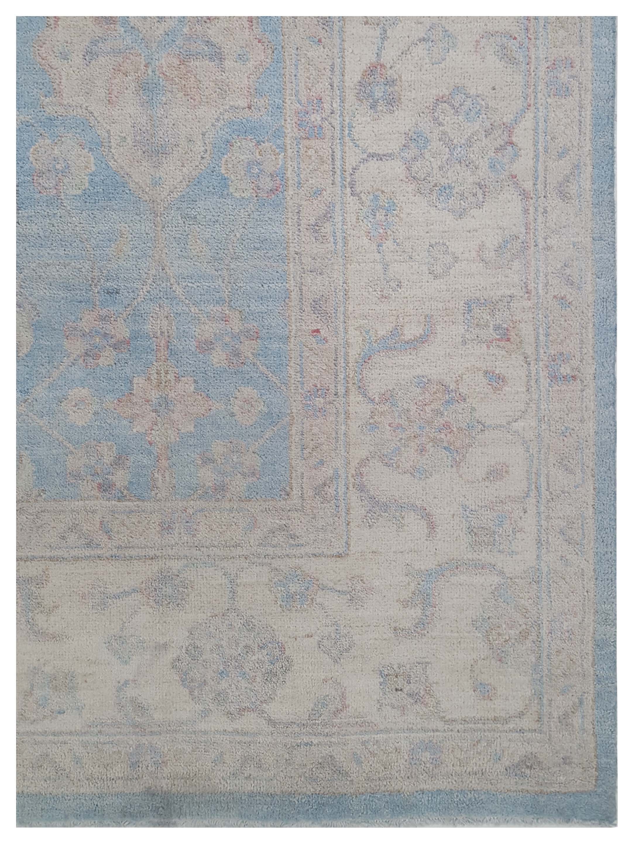 Ziegler Hand Knotted Blue 8x10 - Image 4 of 5