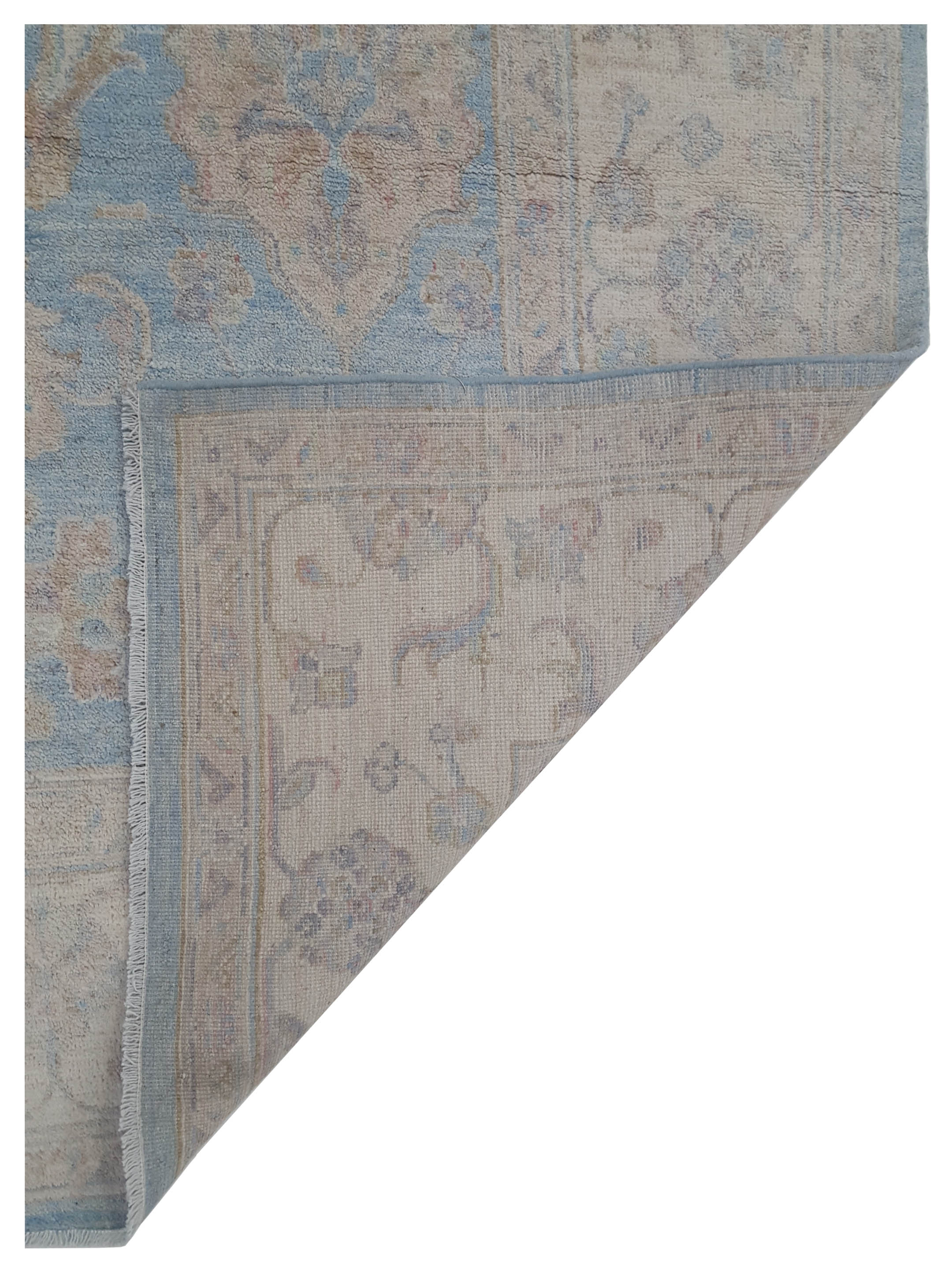 Ziegler Hand Knotted Blue 8x10 - Image 5 of 5