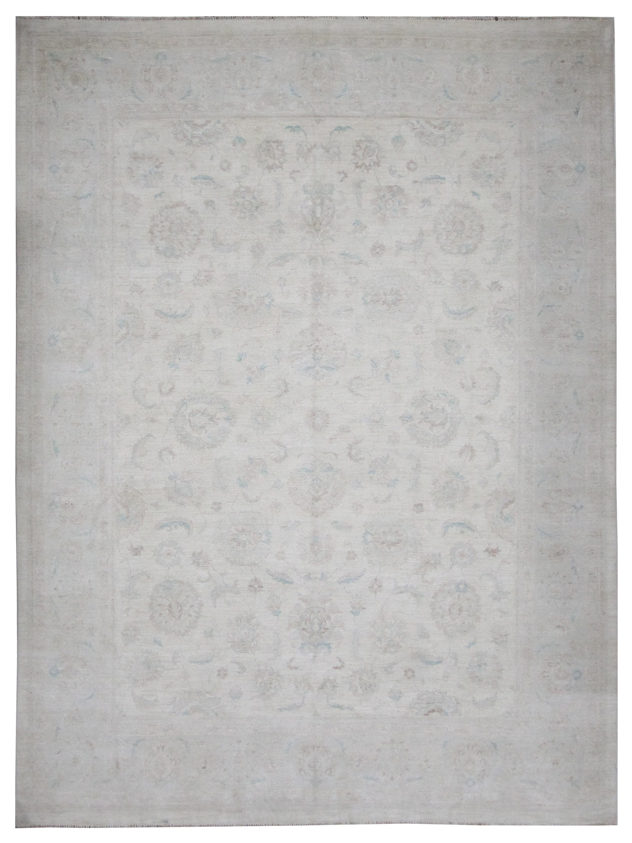 Ziegler Hand Knotted Ivory 9x12