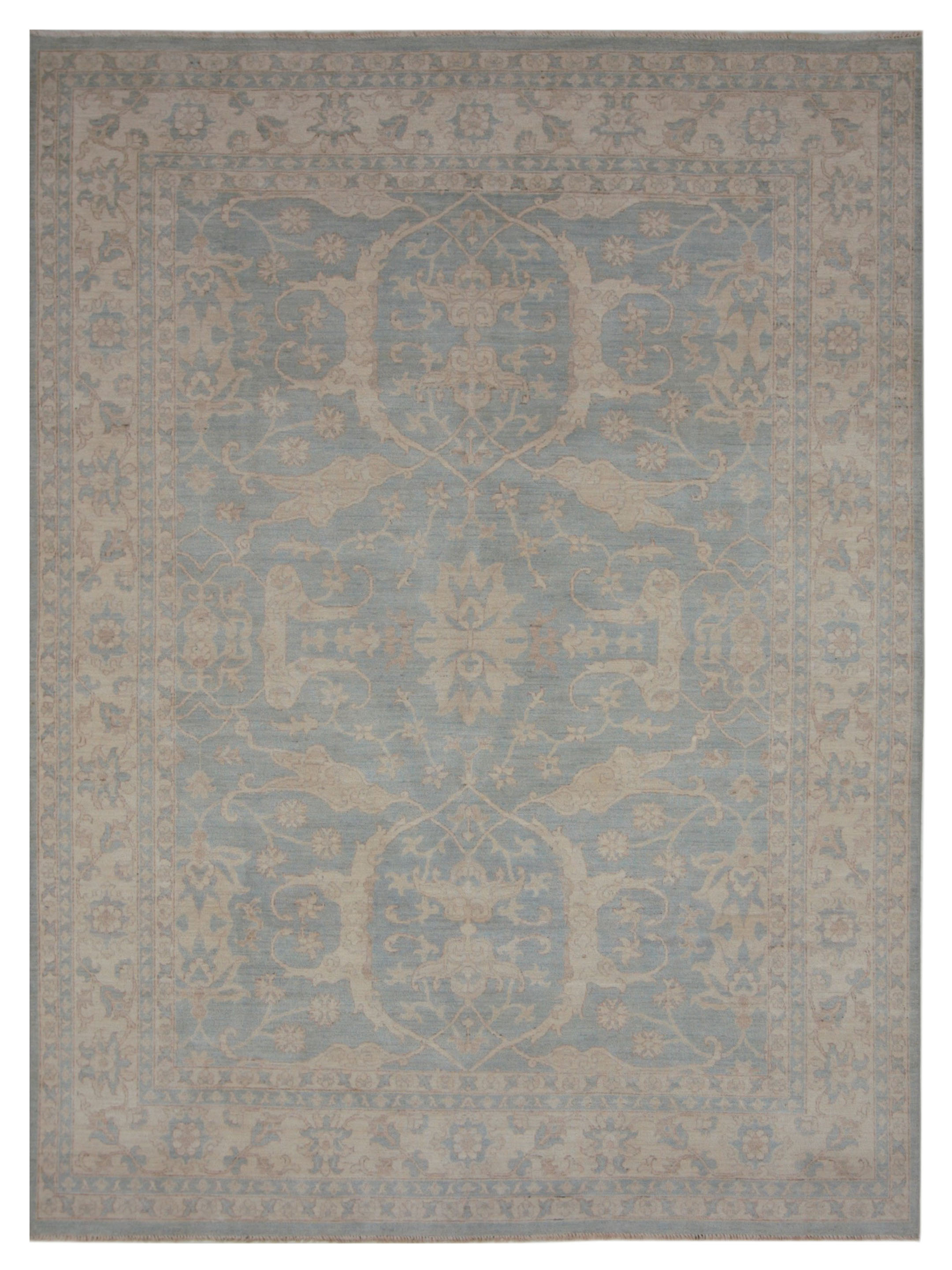 Ziegler Hand Knotted Grey 8x10