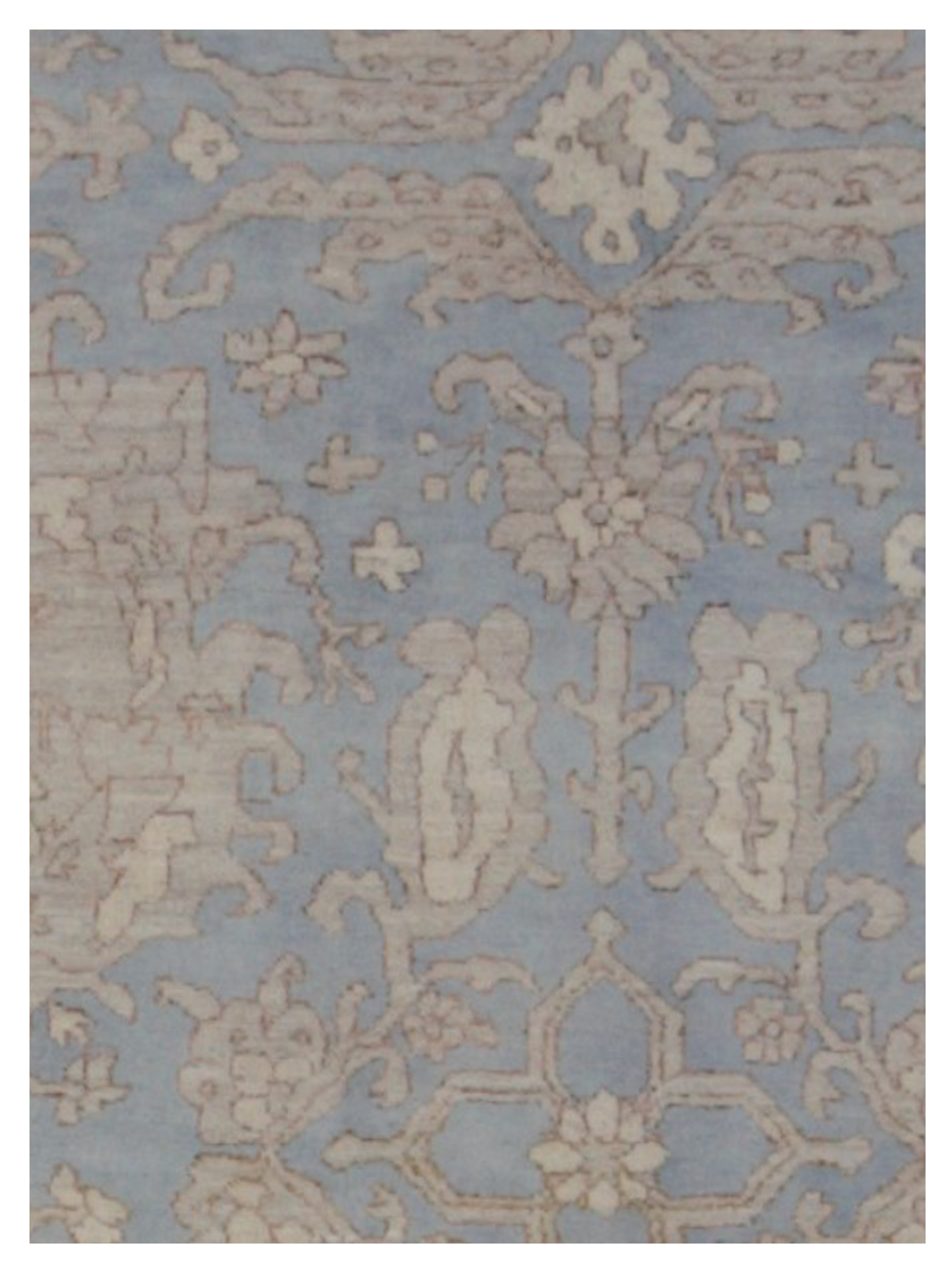 Ziegler Hand Knotted Beige 8x10 - Image 4 of 5