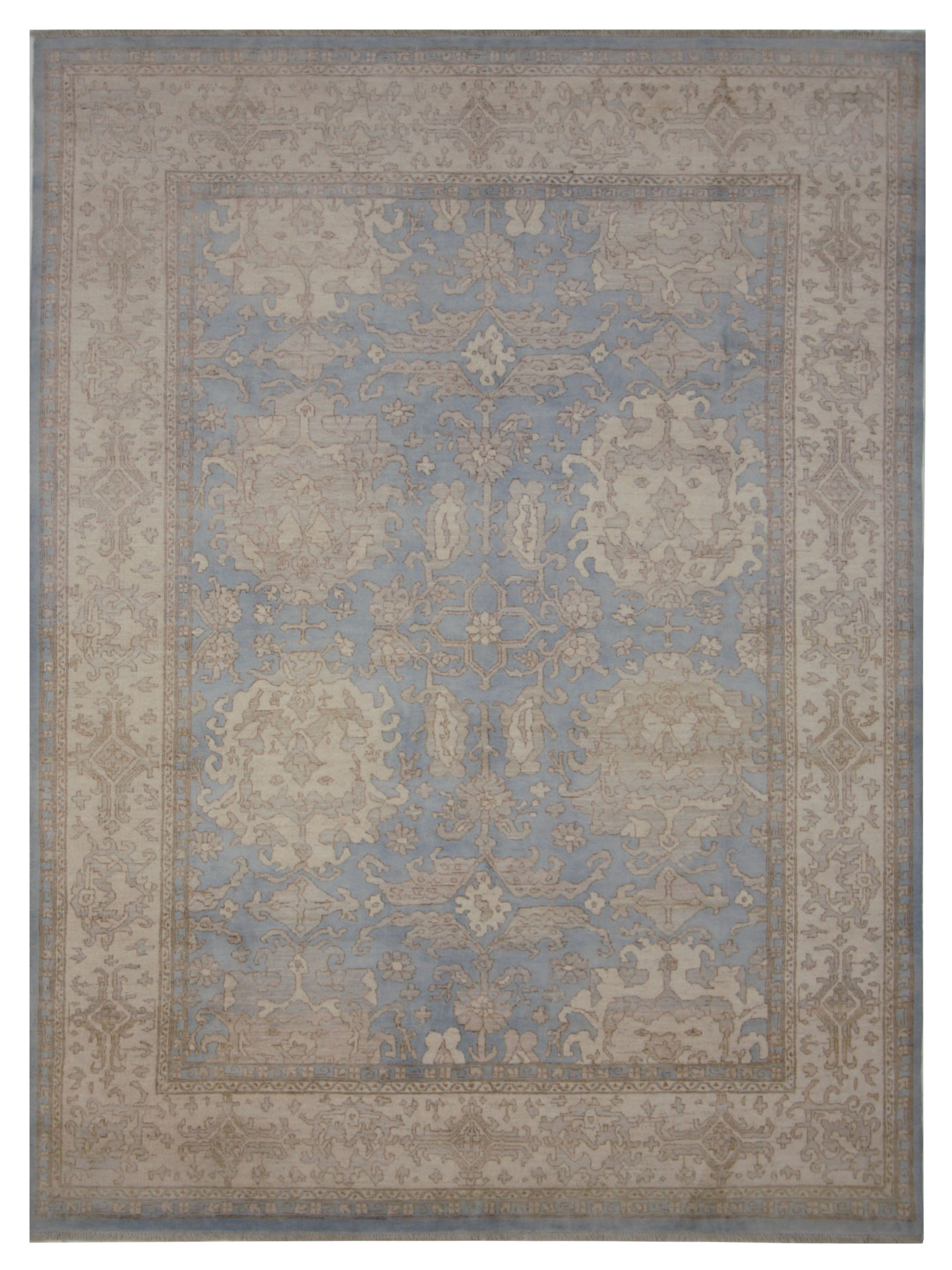Ziegler Hand Knotted Beige 8x10