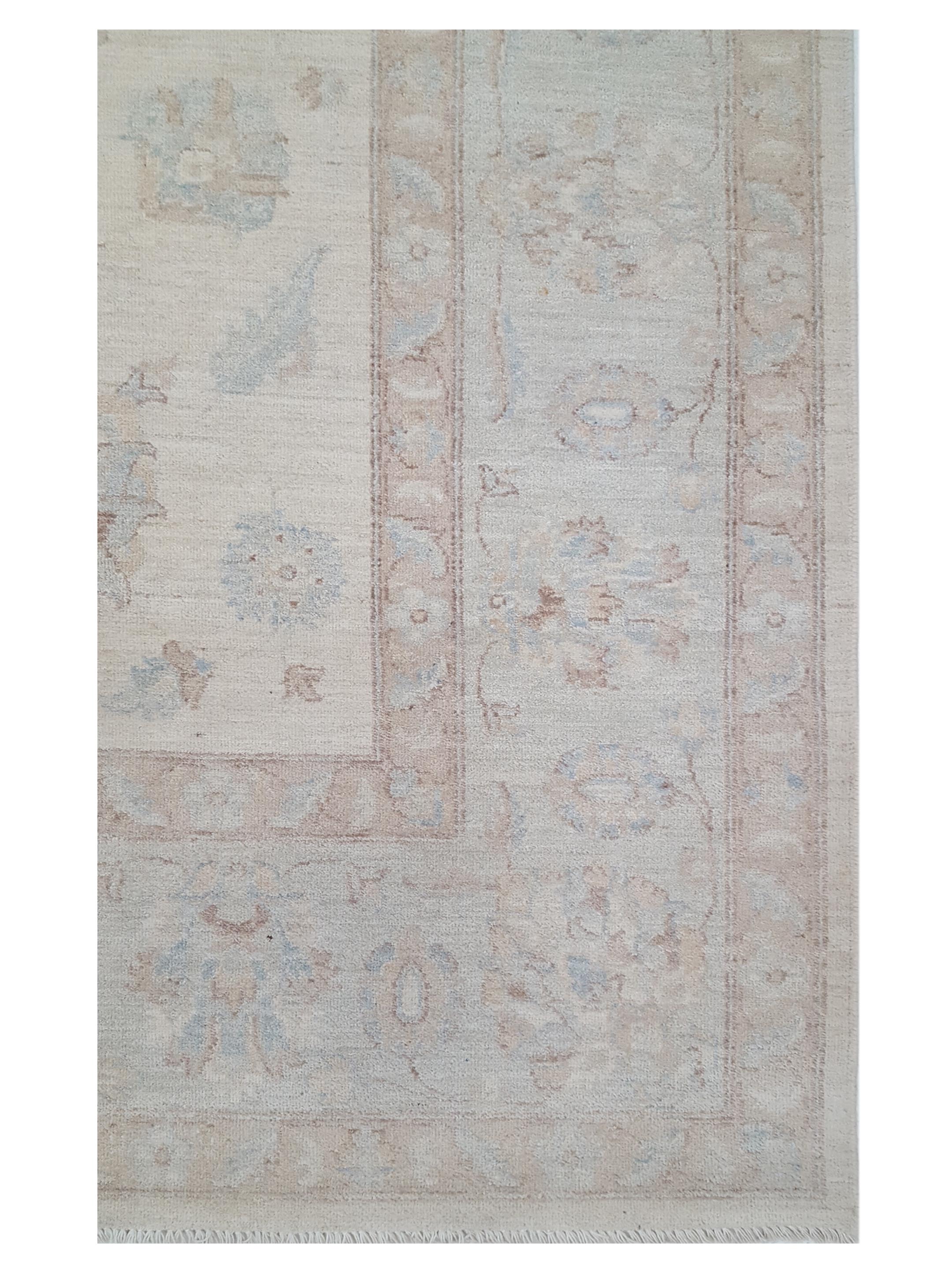 Ziegler Hand Knotted Beige 9x12 - Image 3 of 5