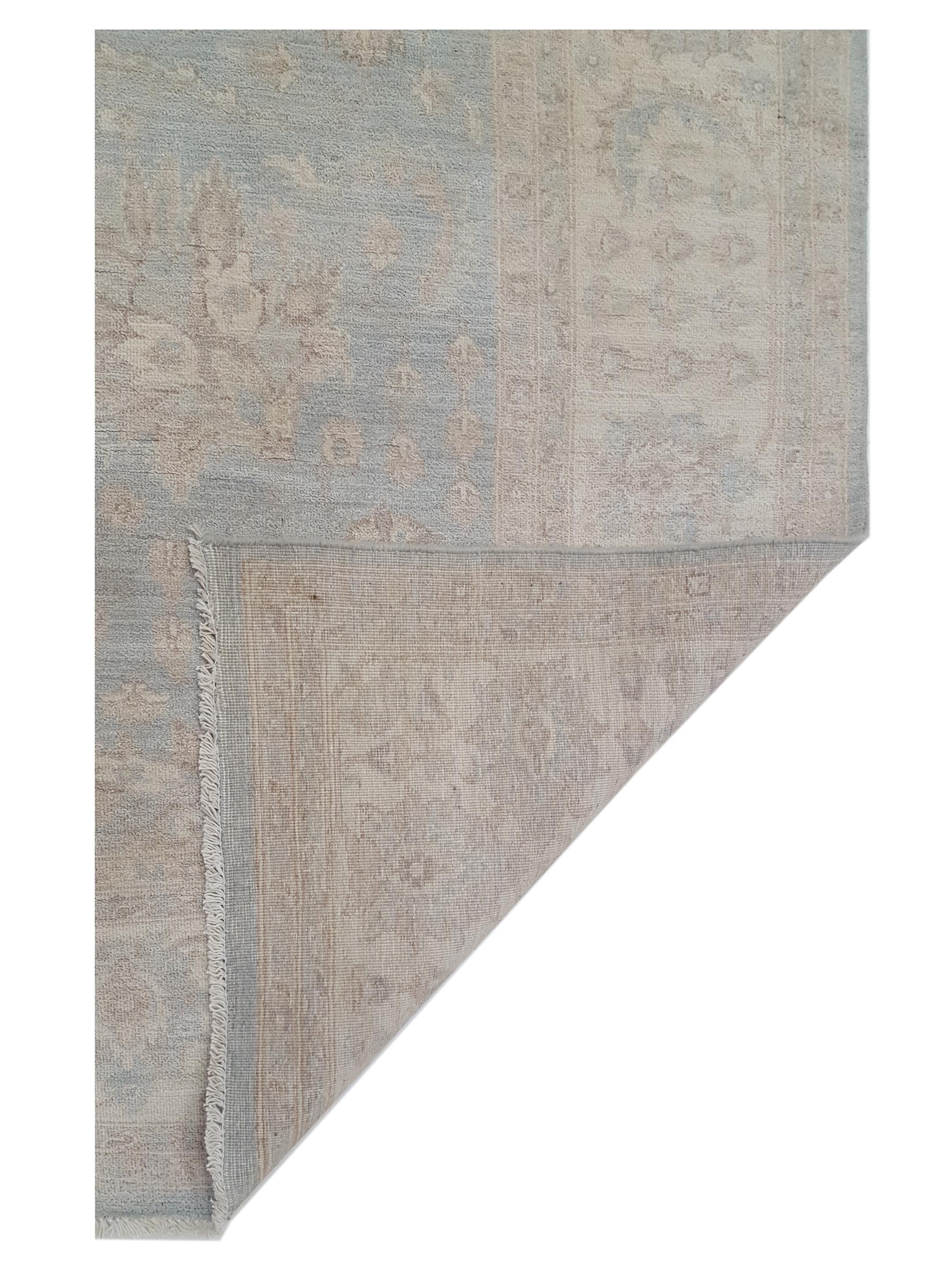 Ziegler Hand Knotted Blue 9x12 - Image 5 of 5